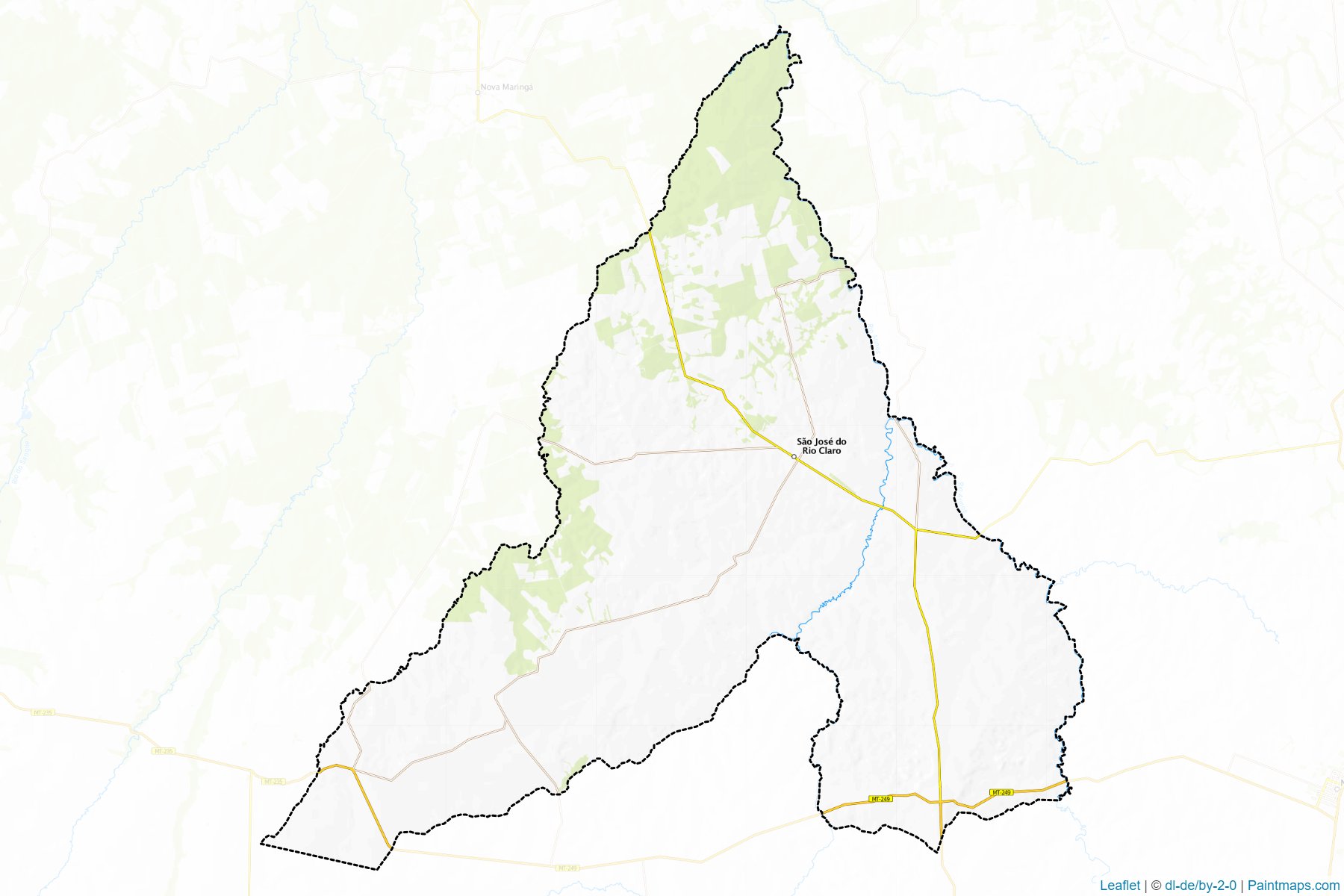 Sao Jose do Rio Claro (Mato Grosso) Map Cropping Samples-1