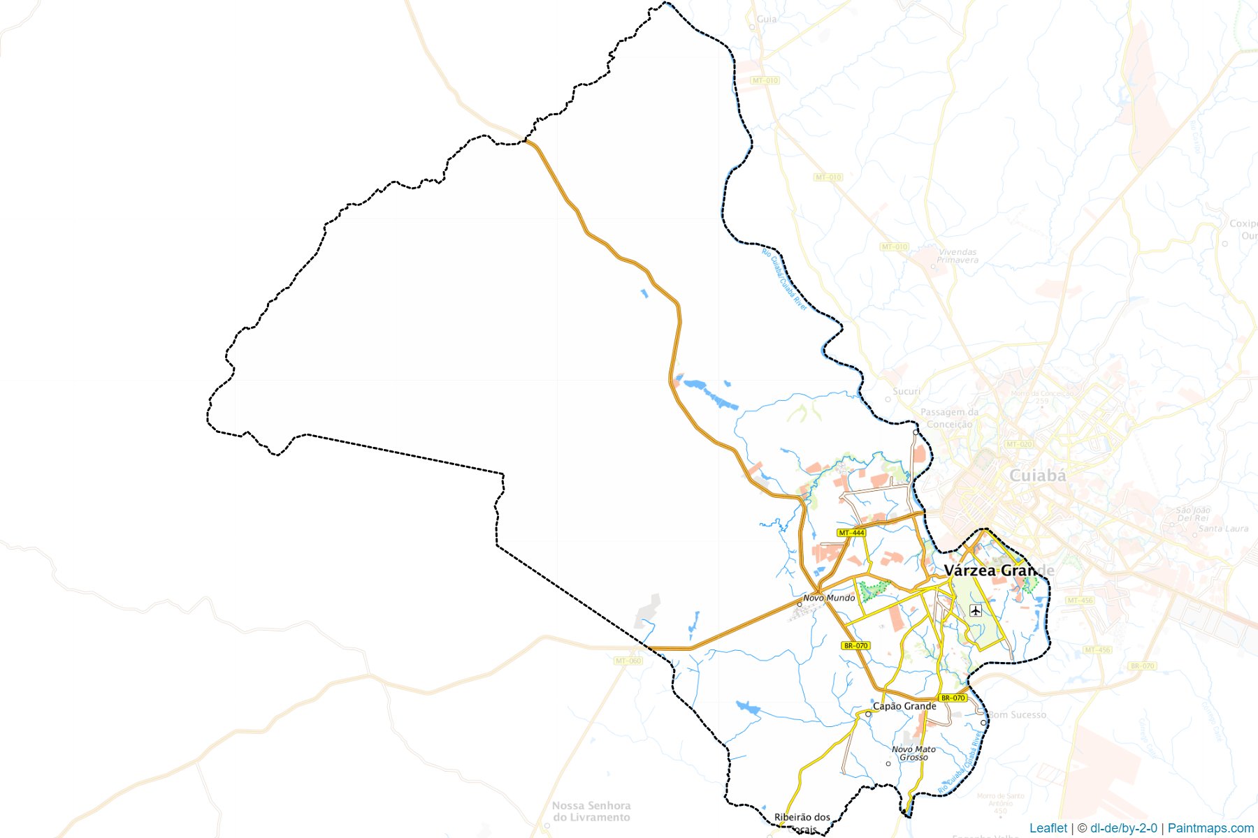 Varzea Grande (Mato Grosso) Map Cropping Samples-1