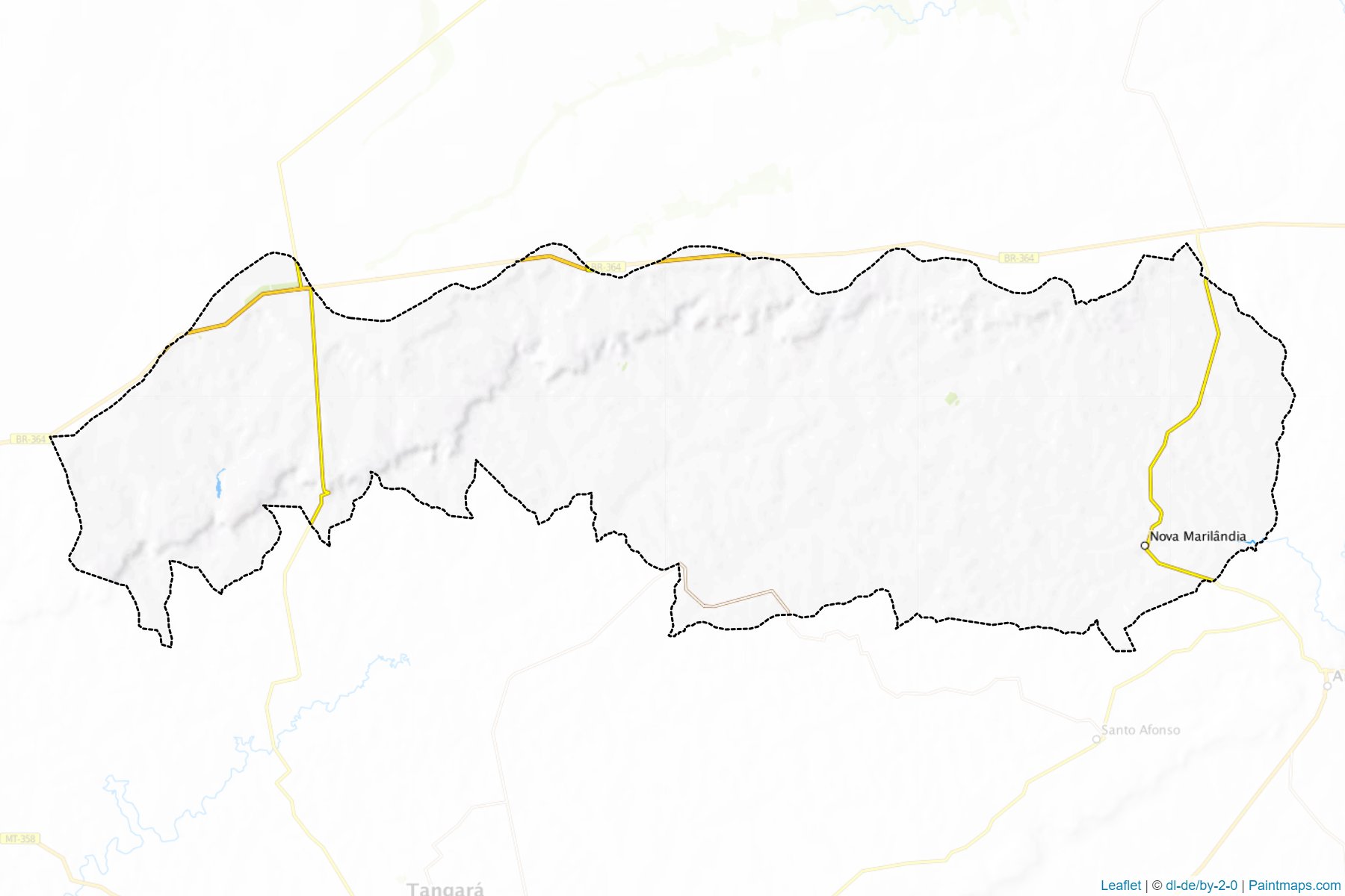 Nova Marilandia (Mato Grosso) Map Cropping Samples-1