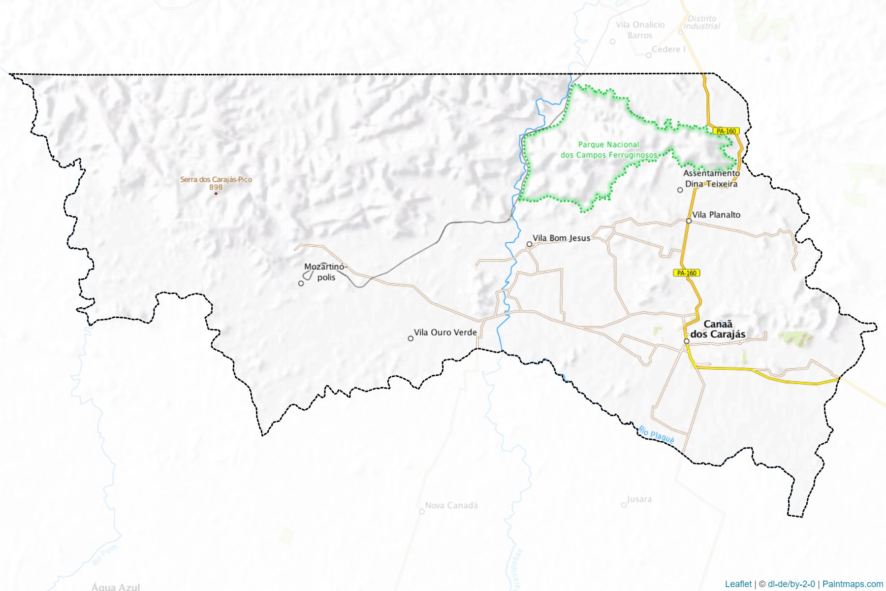 Canaa dos Carajas (Para) Map Cropping Samples-1