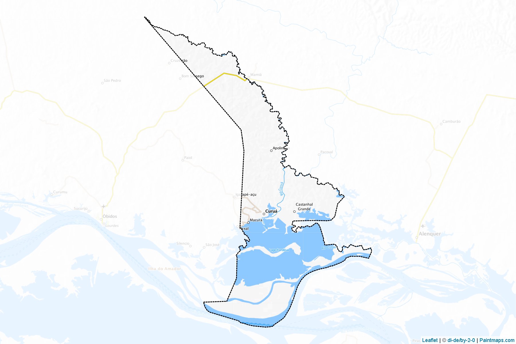 Curua (Pará) Haritası Örnekleri-1