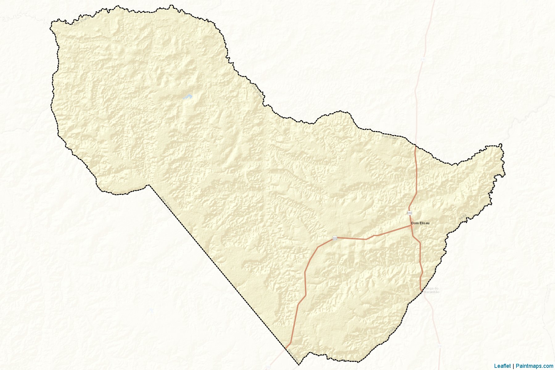 Muestras de recorte de mapas Dom Eliseu (Para)-2