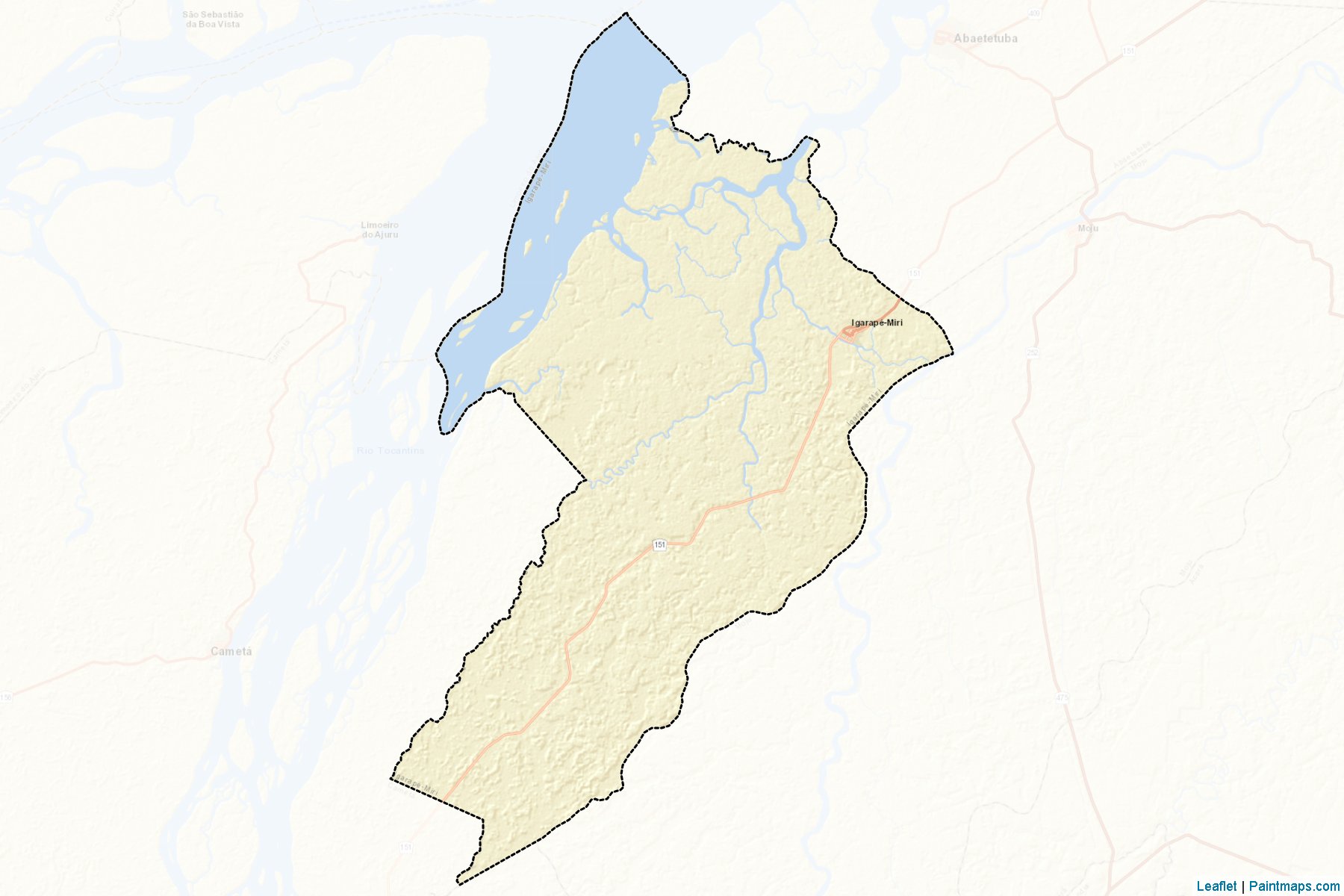 Igarape-Miri (Para) Map Cropping Samples-2