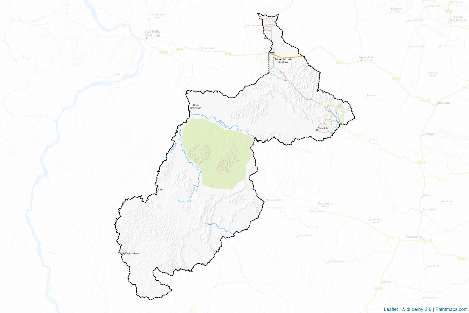 Ourilandia do Norte (Para) Map Cropping Samples-1