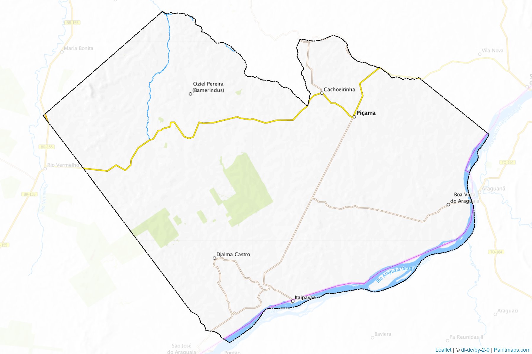 Muestras de recorte de mapas Picarra (Para)-1