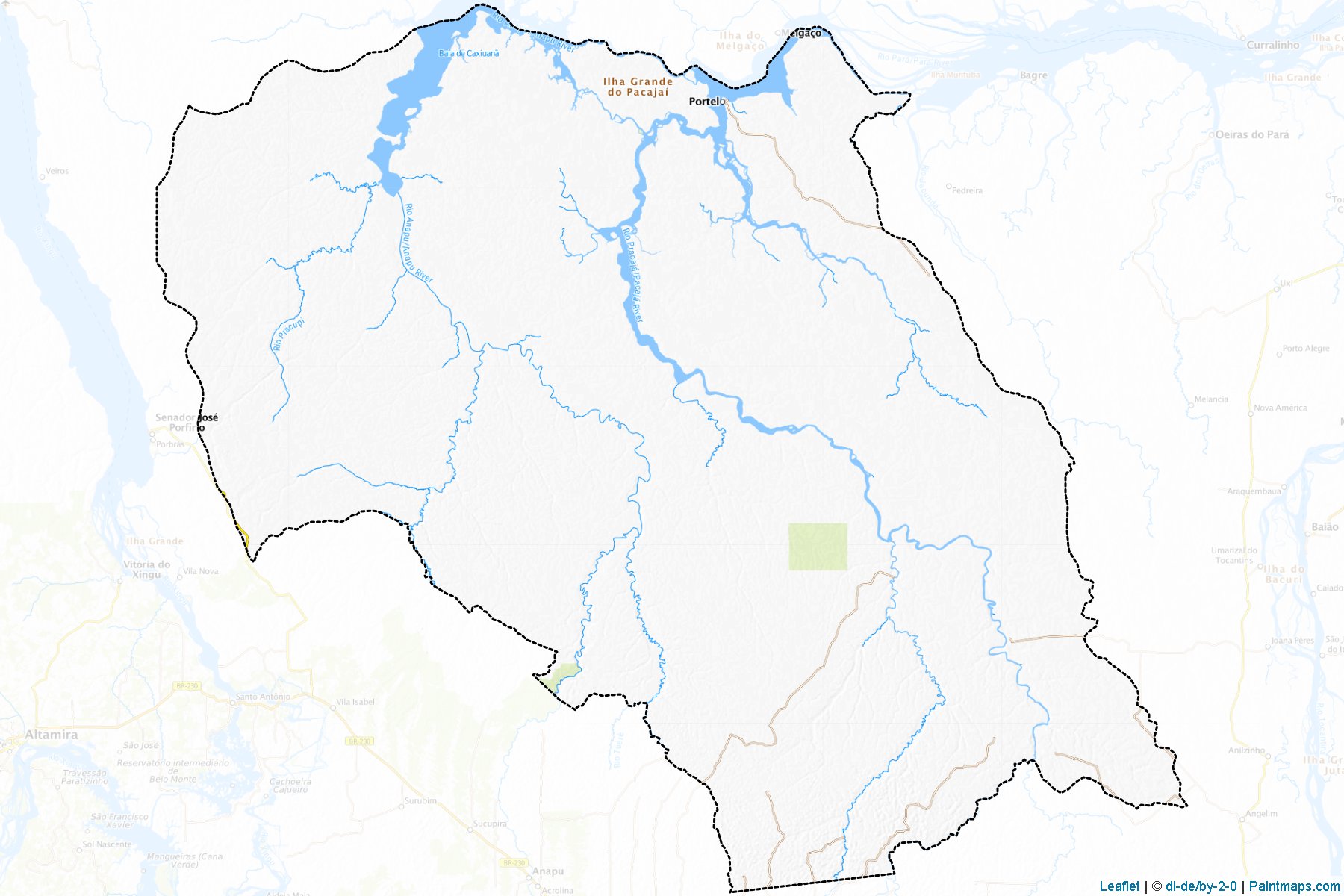 Muestras de recorte de mapas Portel (Para)-1