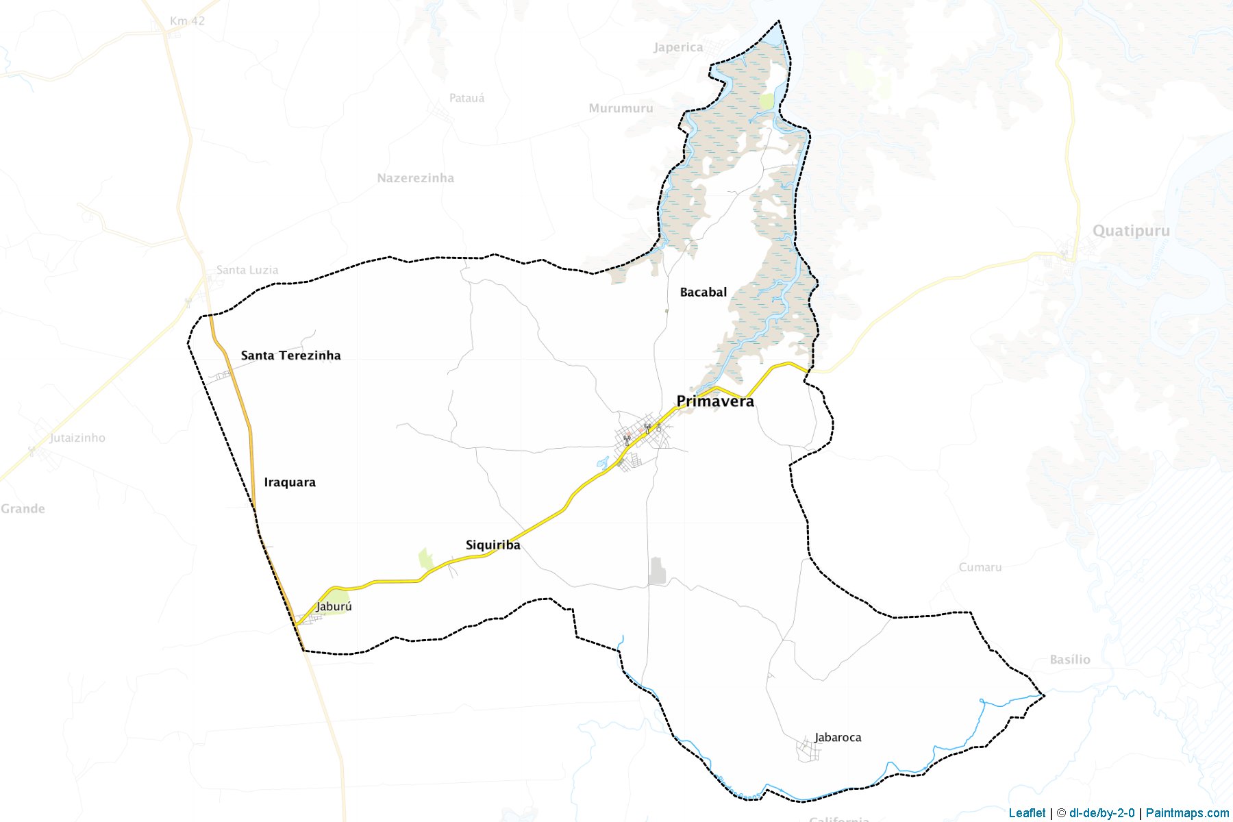 Muestras de recorte de mapas Primavera (Para)-1