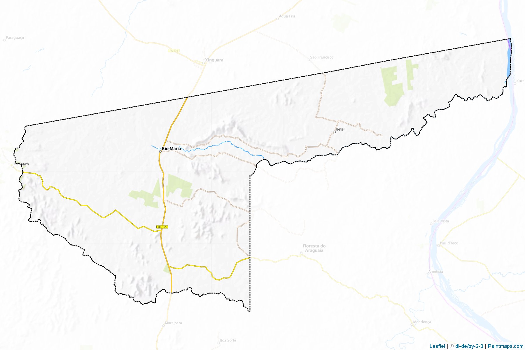 Rio Maria (Para) Map Cropping Samples-1