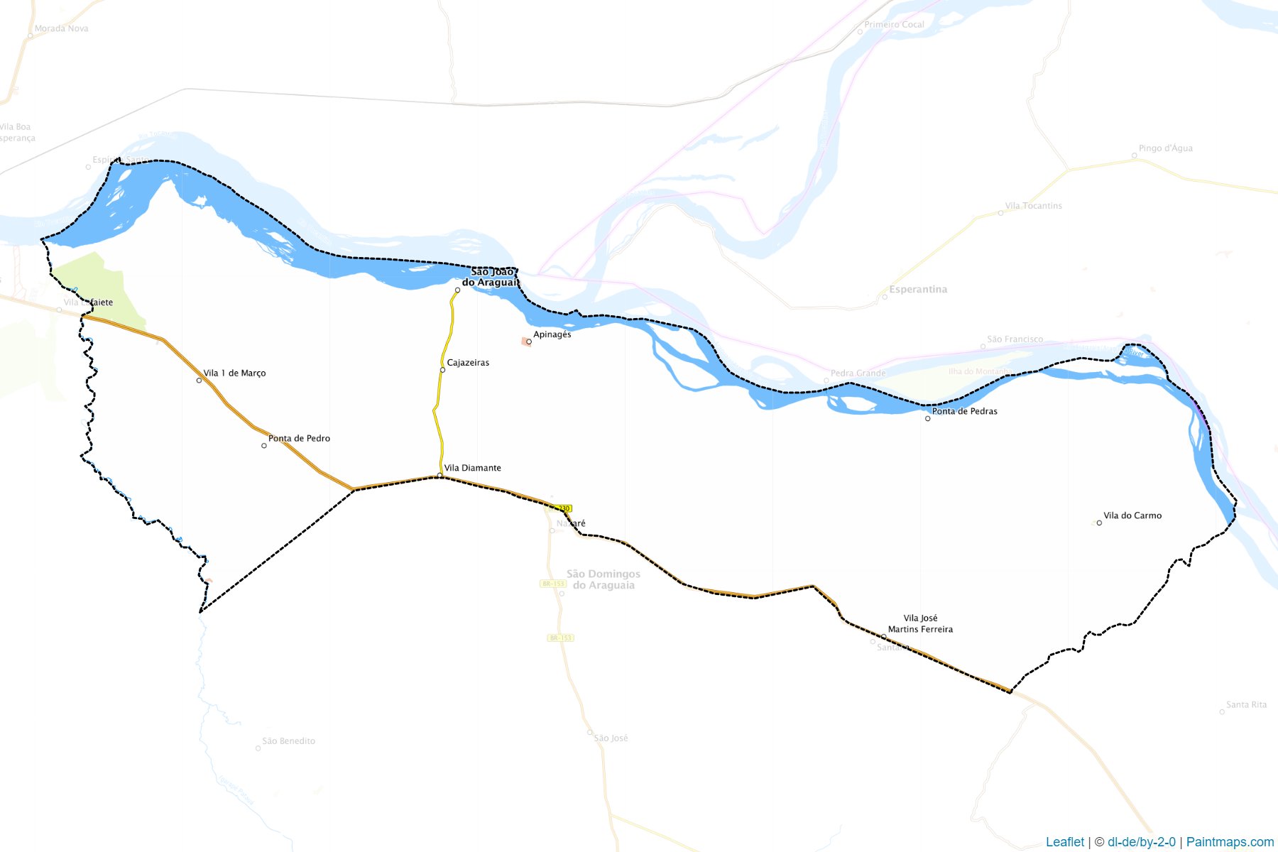 Sao Joao do Araguaia (Para) Map Cropping Samples-1