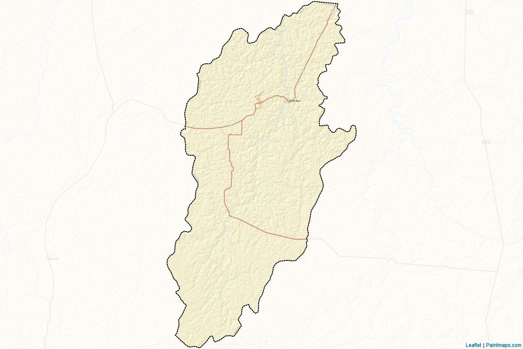 Muestras de recorte de mapas Tome-Acu (Para)-2