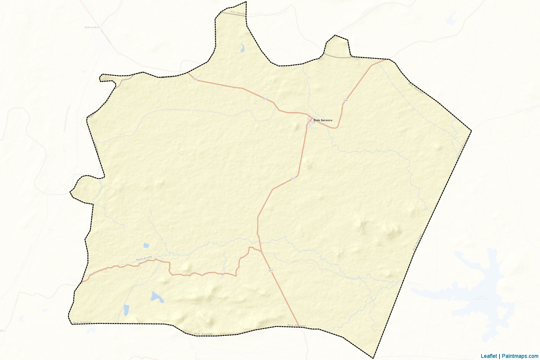 Muestras de recorte de mapas Bom Sucesso (Paraiba)-2