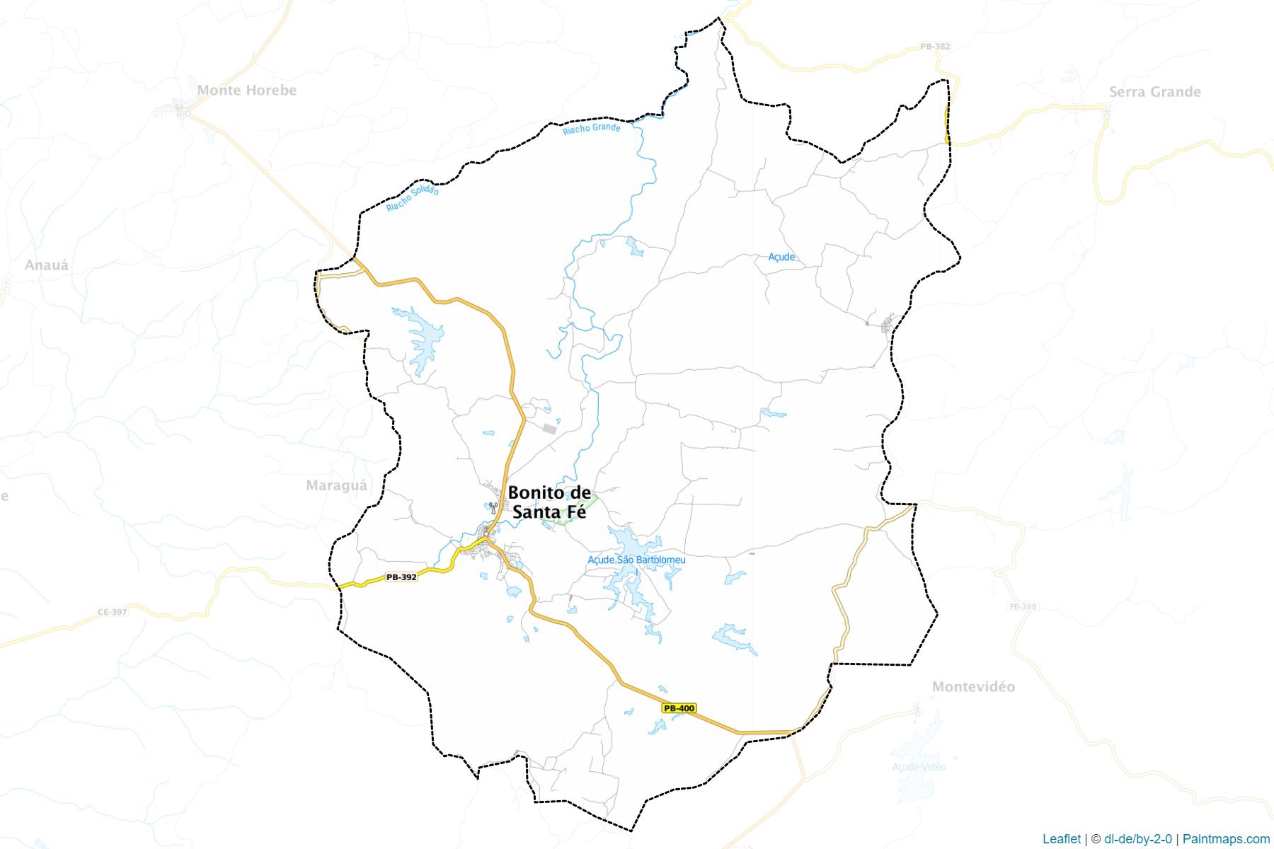 Muestras de recorte de mapas Bonito de Santa Fe (Paraiba)-1