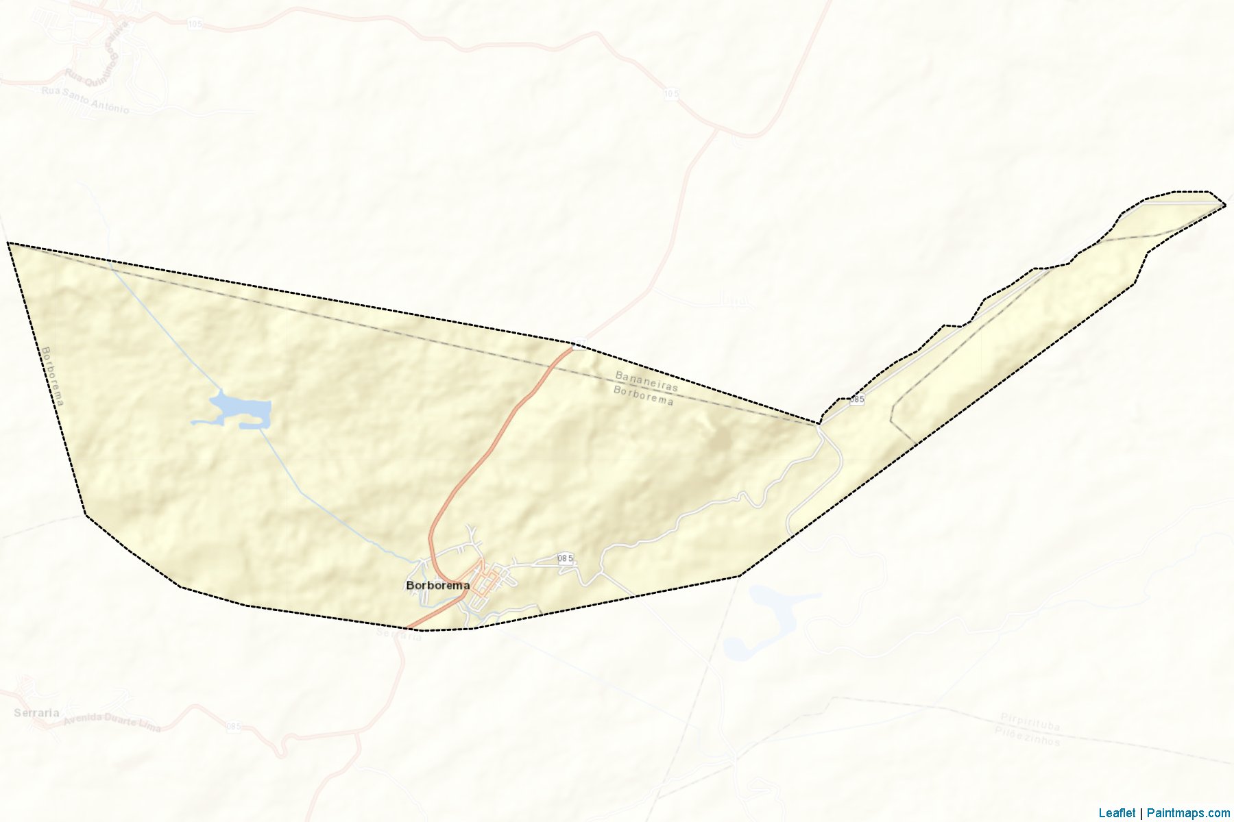 Muestras de recorte de mapas Borborema (Paraiba)-2