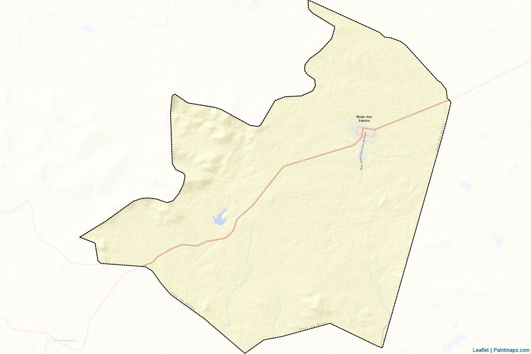 Muestras de recorte de mapas Brejo dos Santos (Paraiba)-2