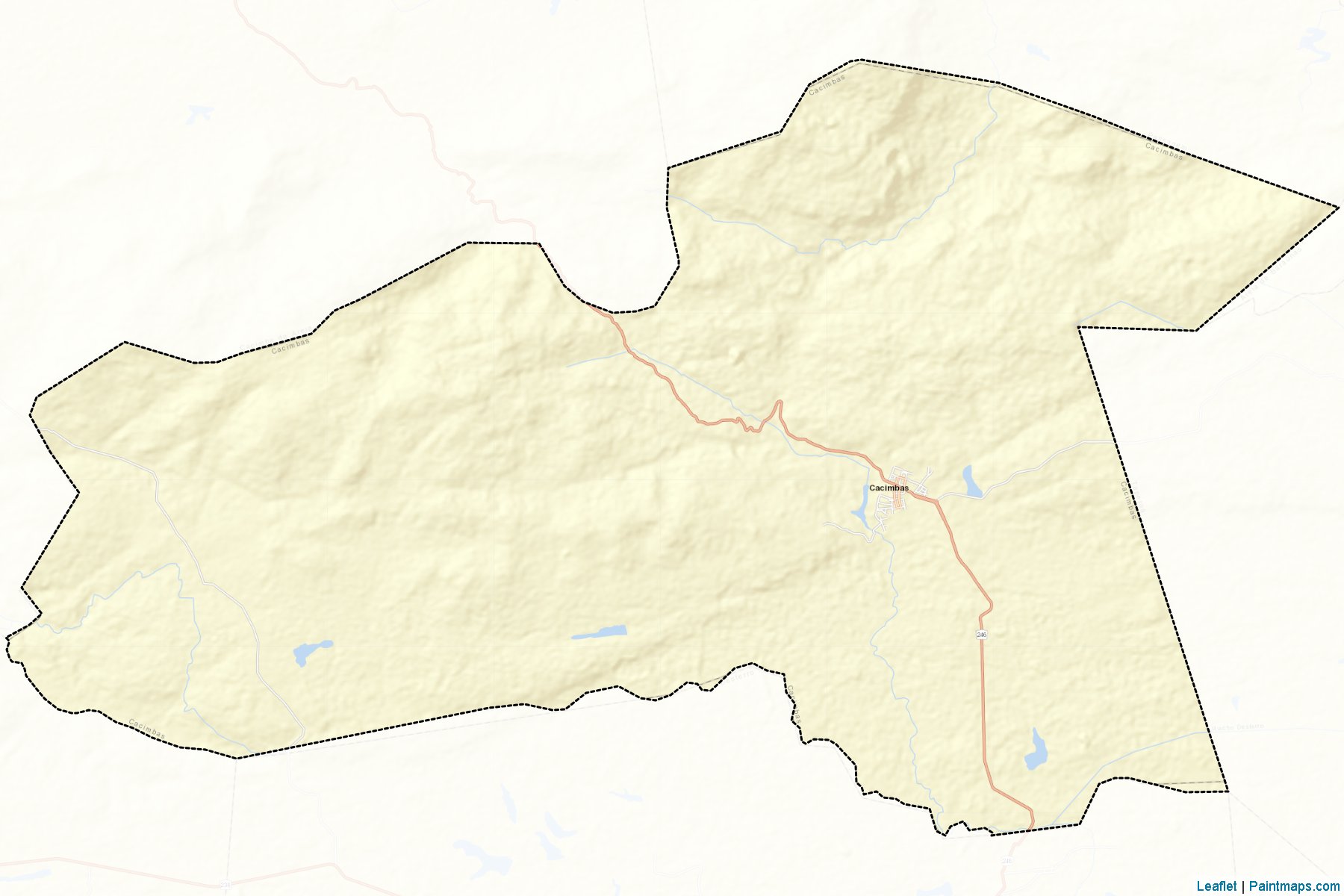 Muestras de recorte de mapas Cacimbas (Paraiba)-2