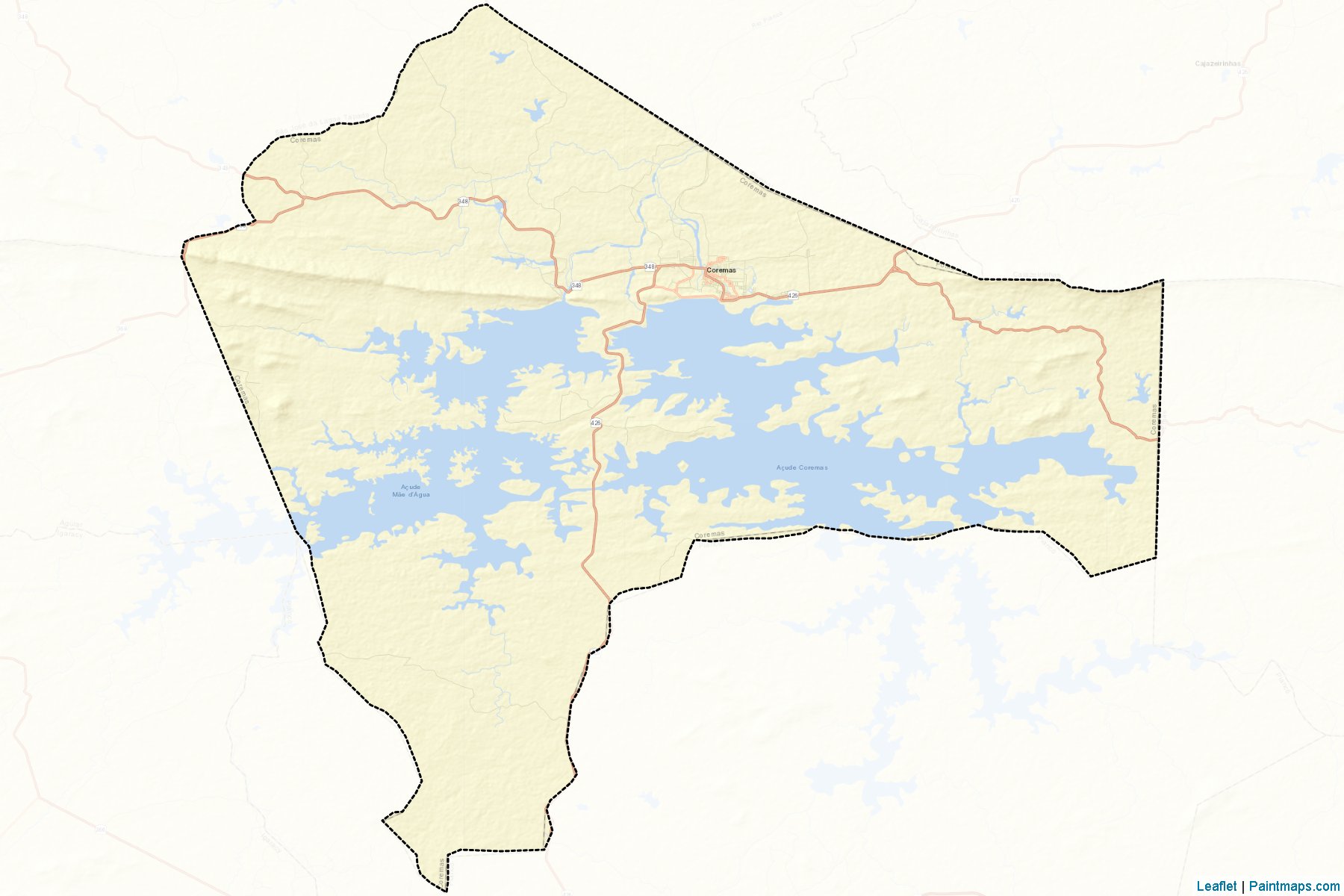 Coremas (Paraiba) Map Cropping Samples-2