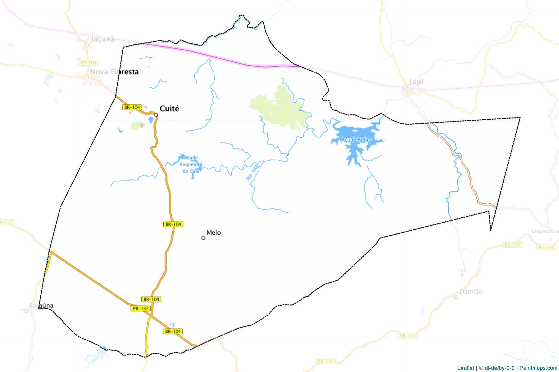 Cuite (Paraiba) Map Cropping Samples-1