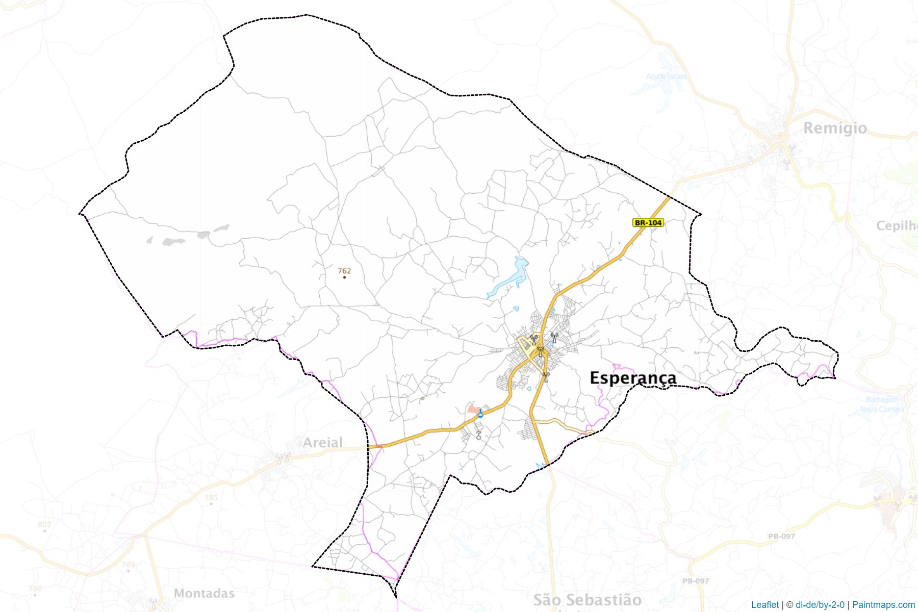 Muestras de recorte de mapas Esperanca (Paraiba)-1