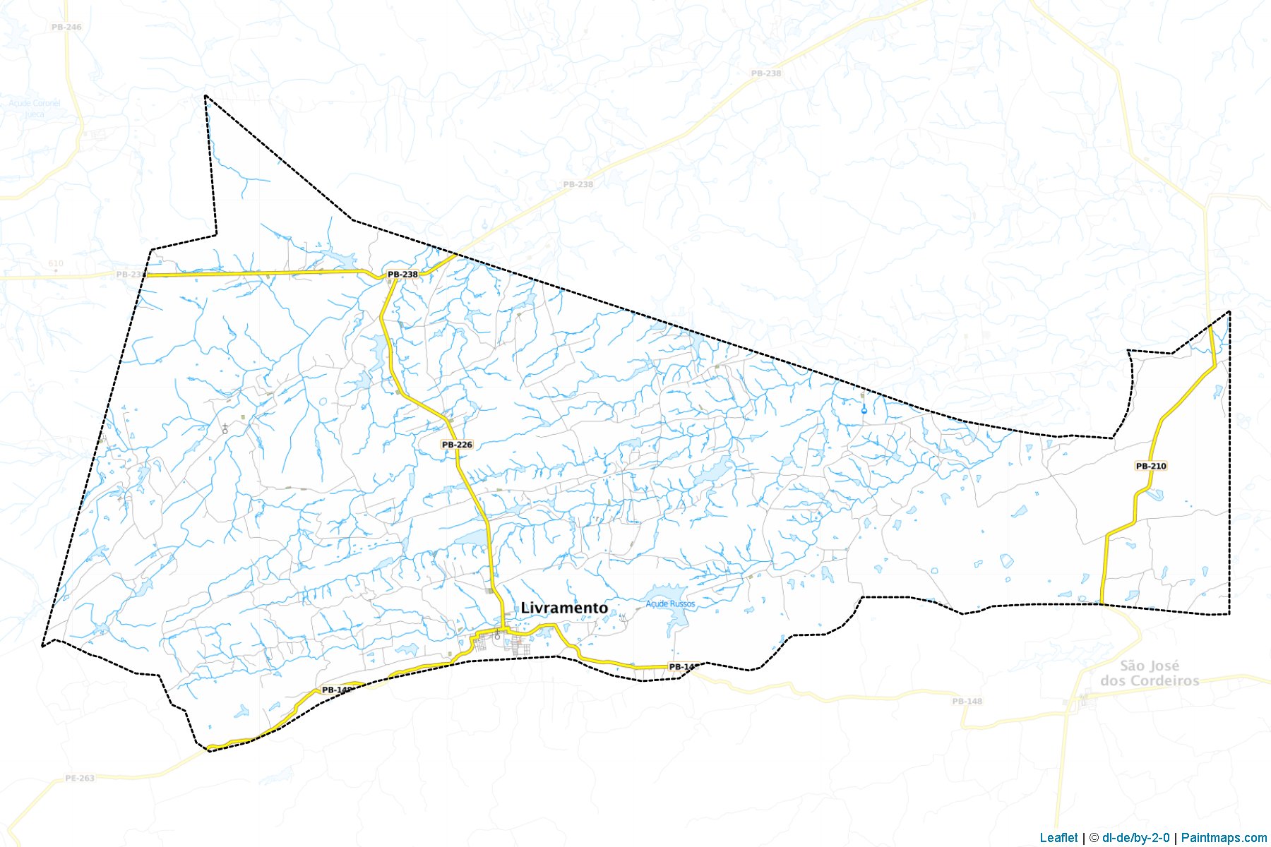 Livramento (Paraiba) Map Cropping Samples-1