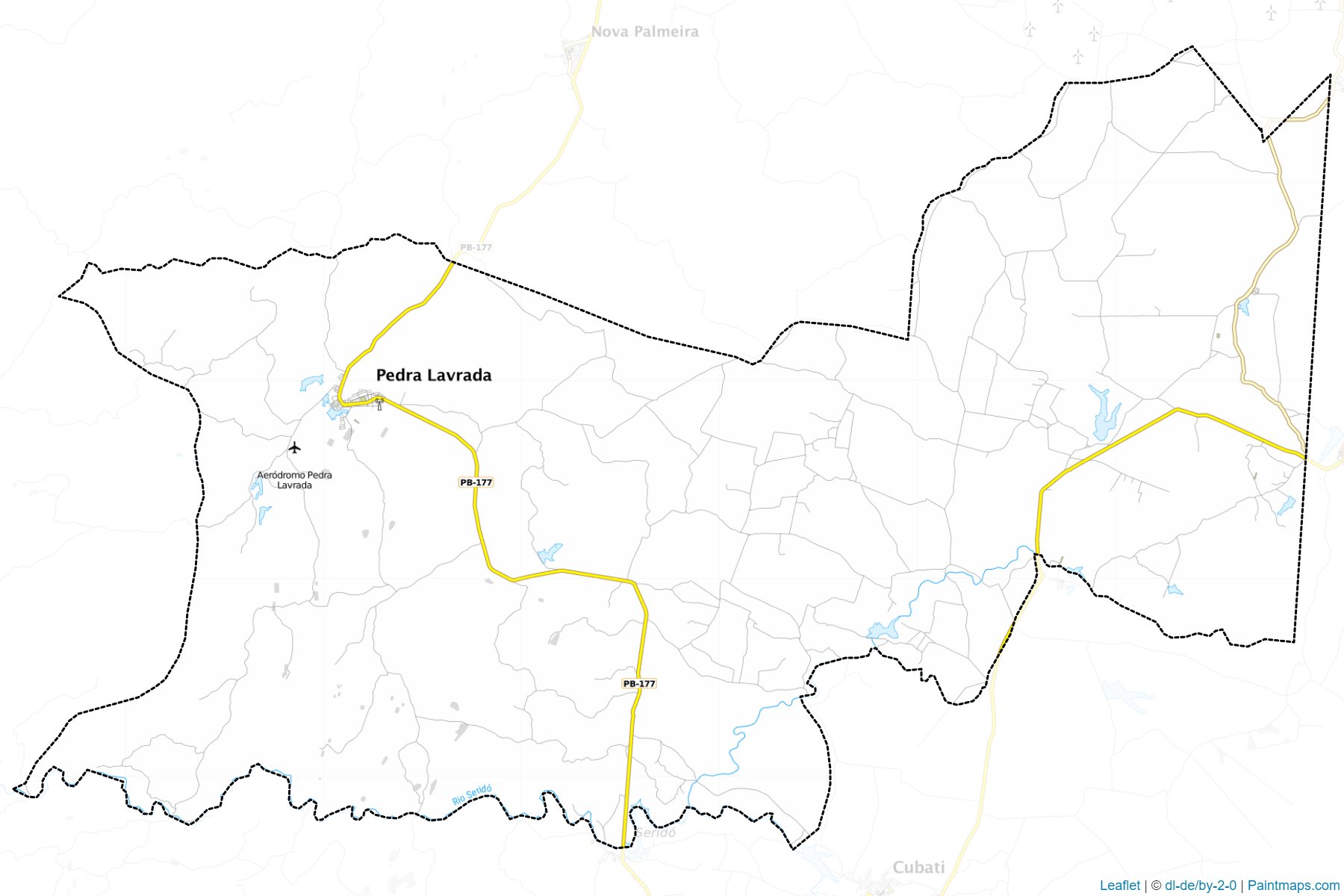 Muestras de recorte de mapas Pedra Lavrada (Paraiba)-1