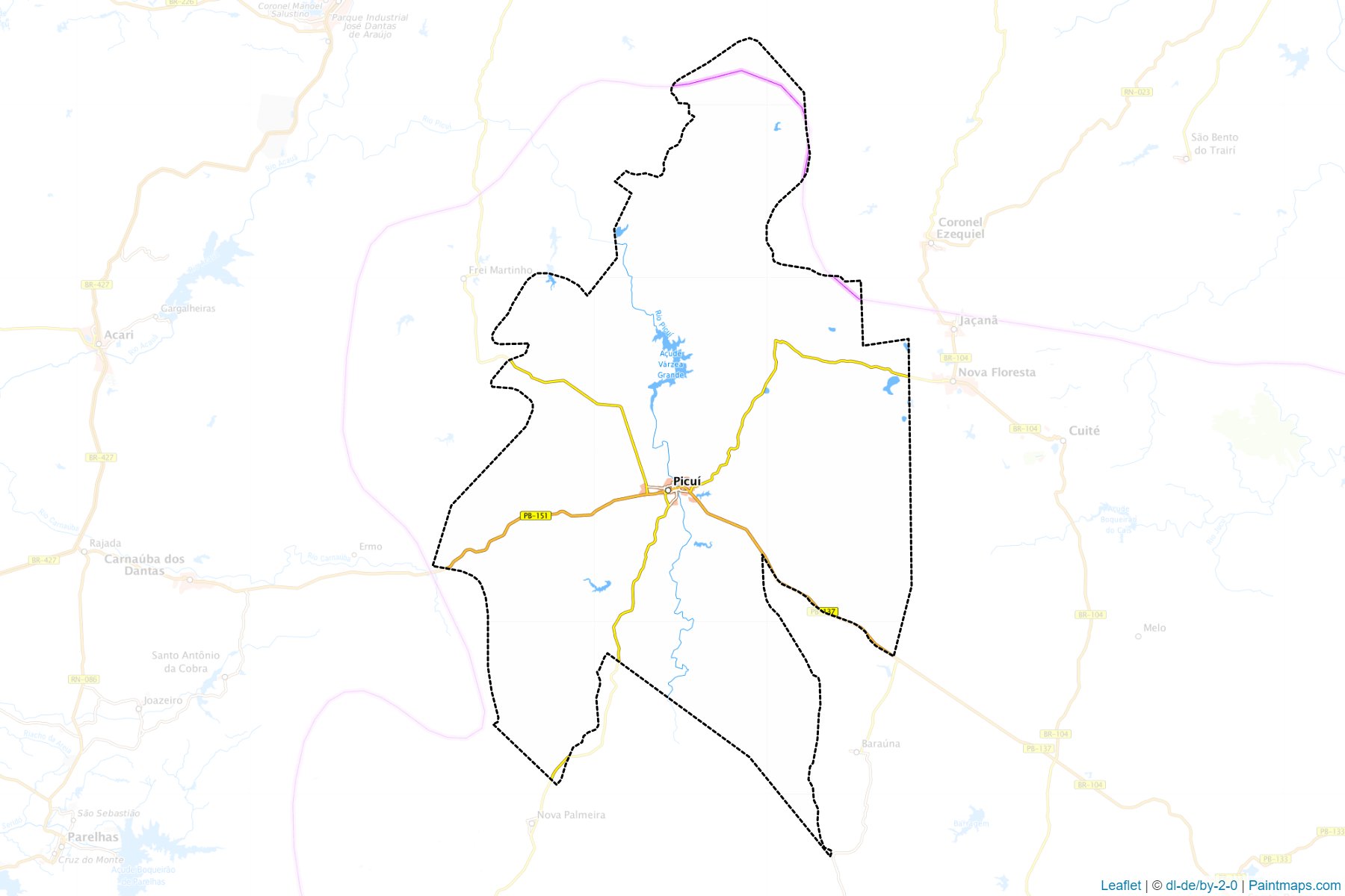 Muestras de recorte de mapas Picui (Paraiba)-1