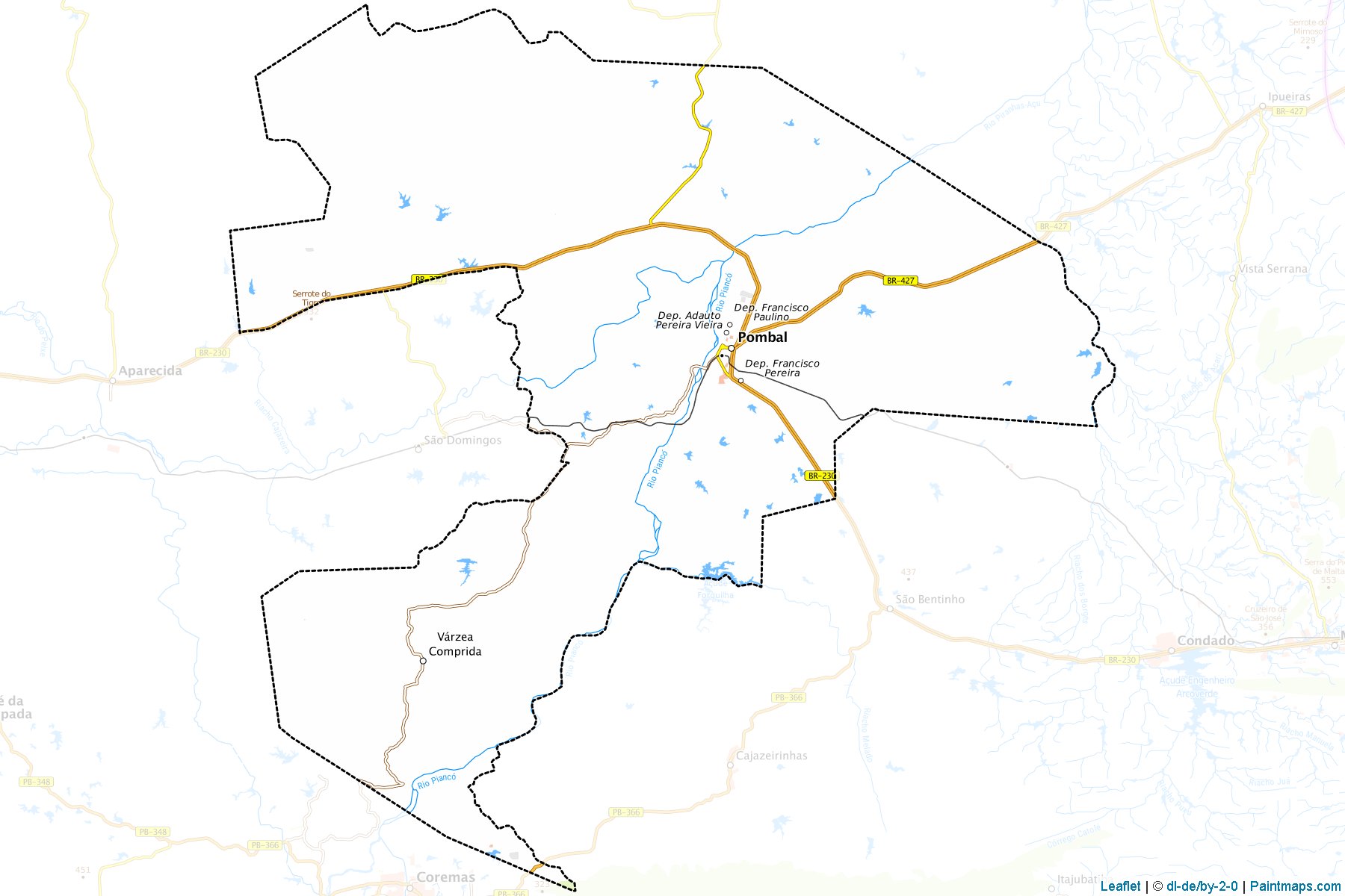 Pombal (Paraiba) Map Cropping Samples-1