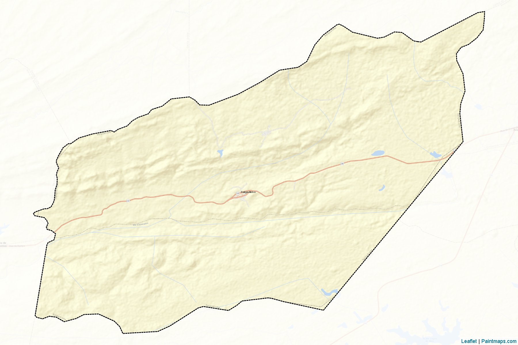 Muestras de recorte de mapas Salgadinho (Paraiba)-2