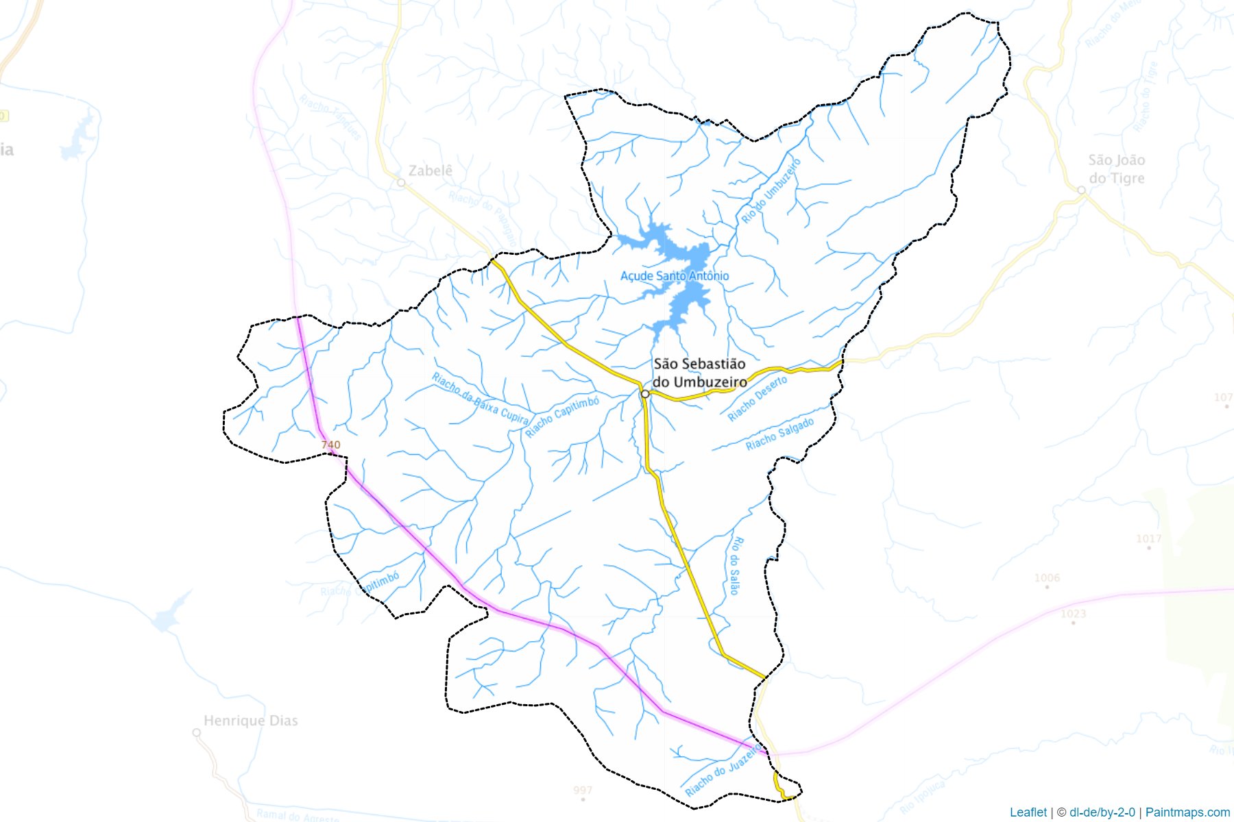 Muestras de recorte de mapas Sao Sebastiao do Umbuzeiro (Paraiba)-1