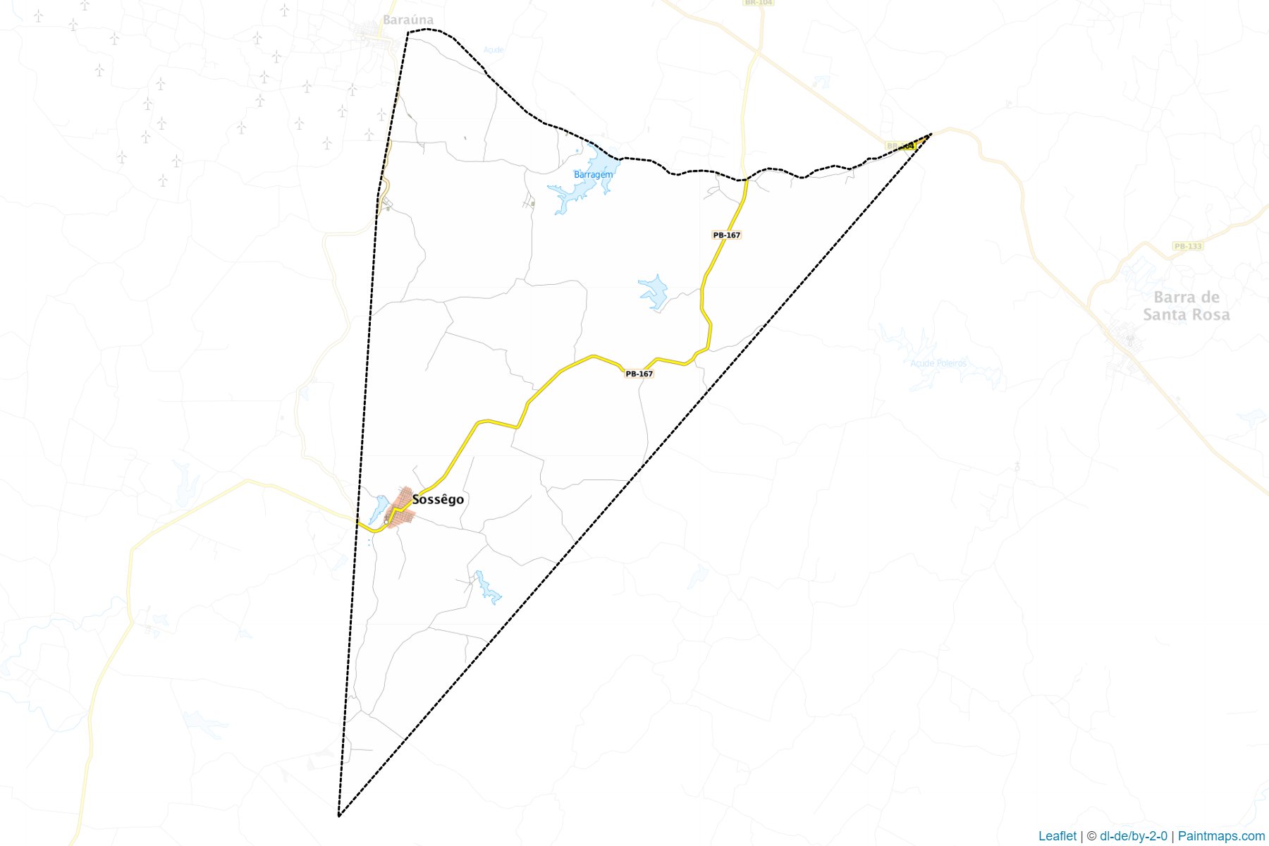 Sossego (Paraiba) Map Cropping Samples-1