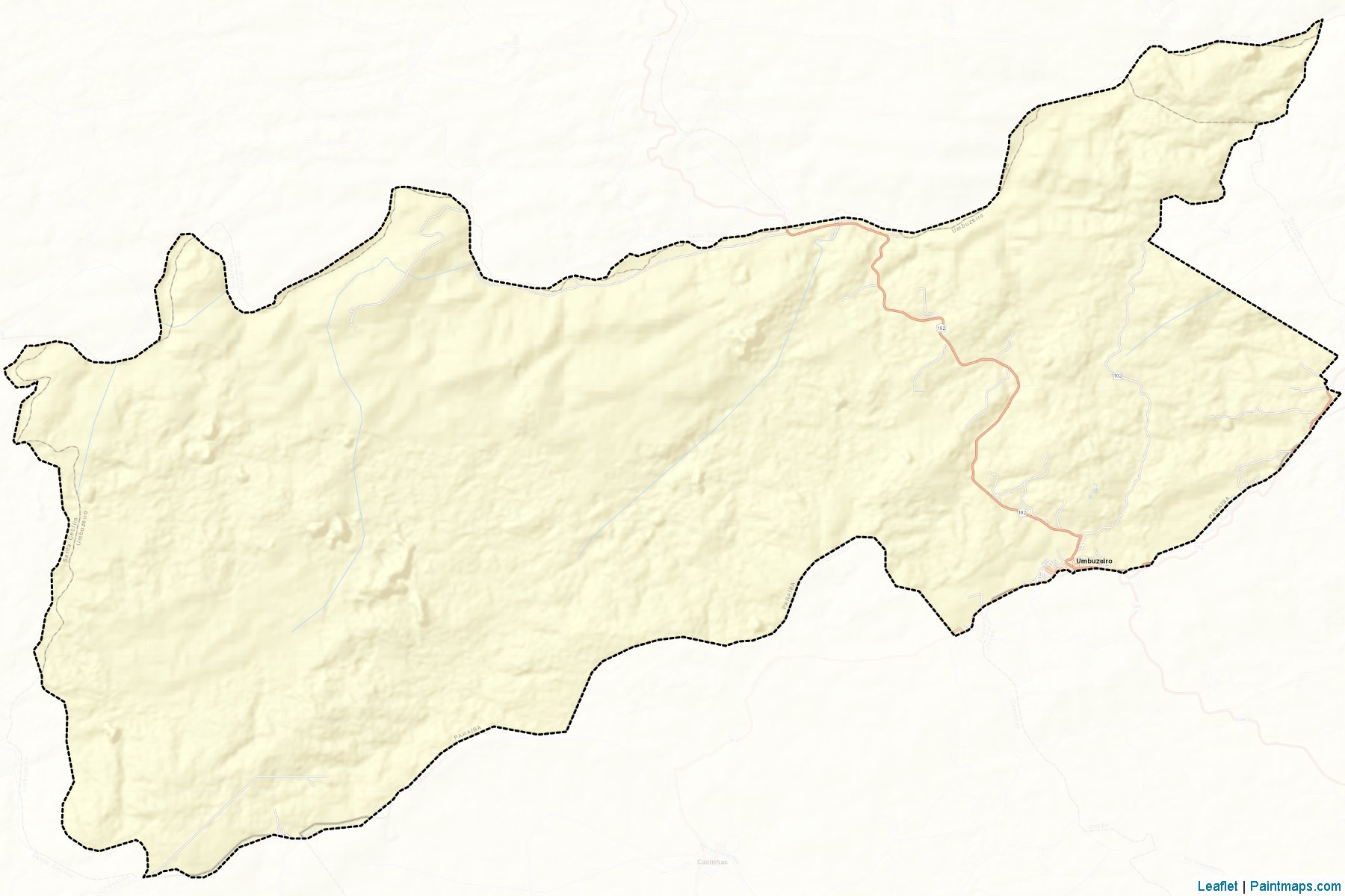 Muestras de recorte de mapas Umbuzeiro (Paraiba)-2