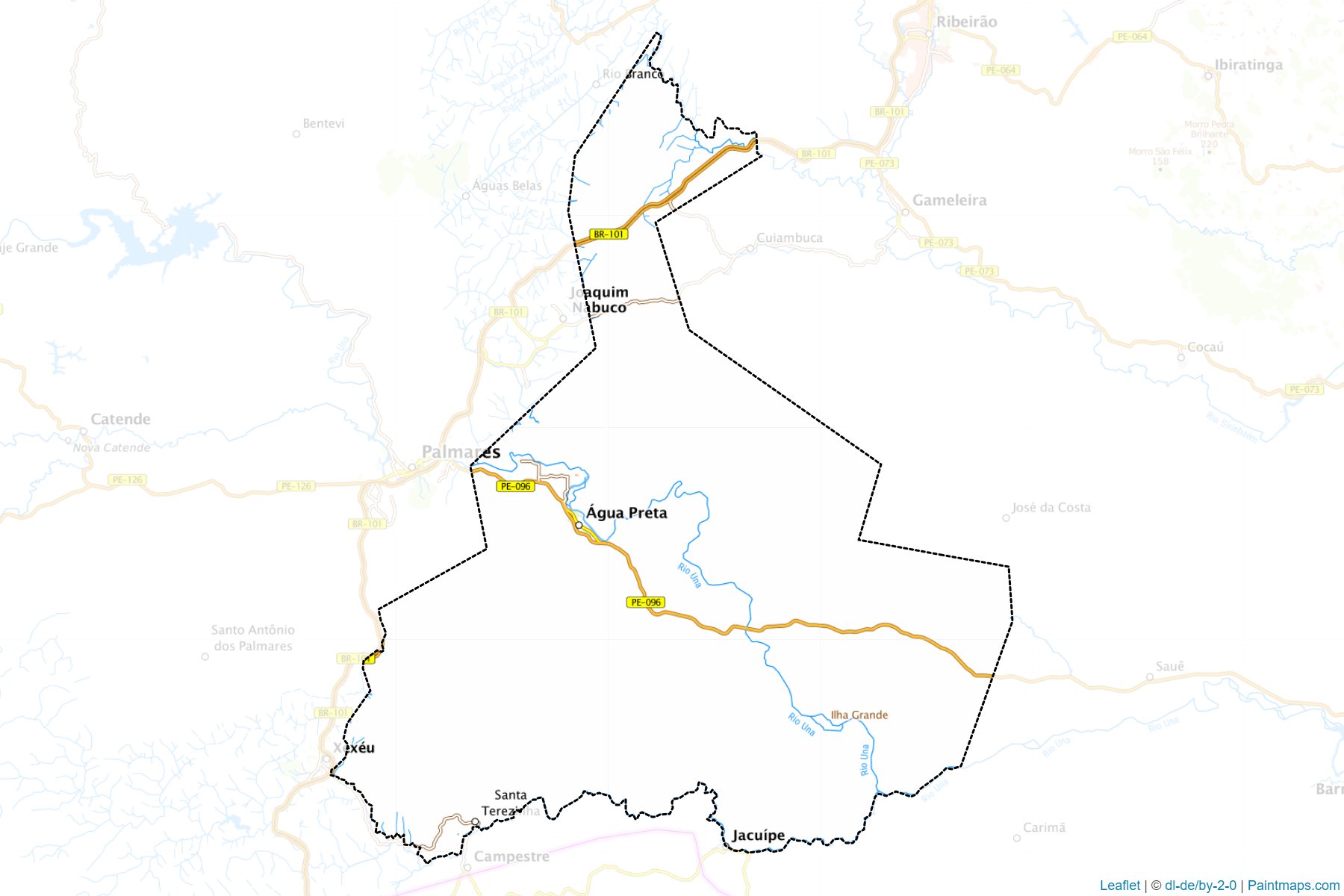 Agua Preta (Pernambuco) Map Cropping Samples-1