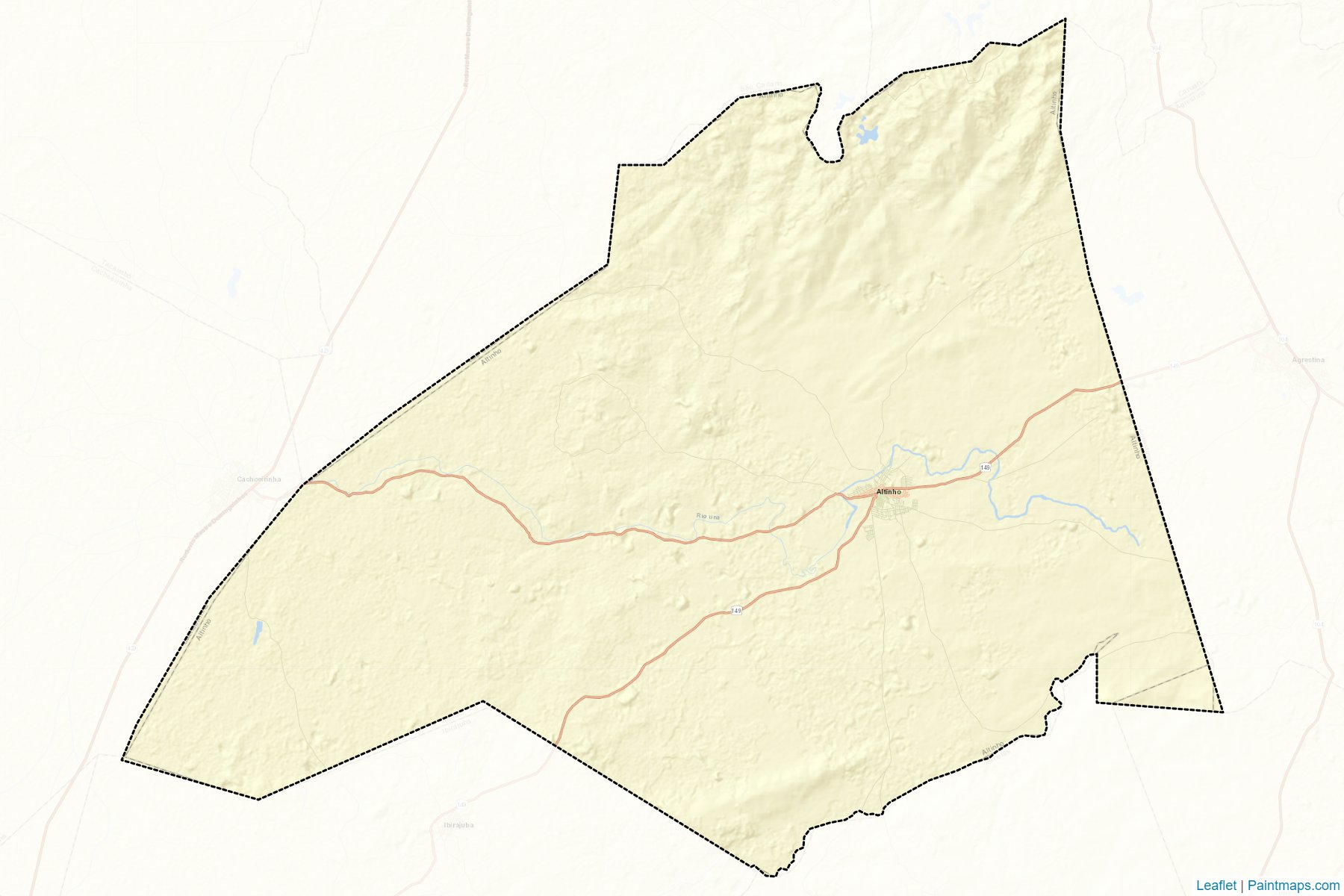 Muestras de recorte de mapas Altinho (Pernambuco)-2