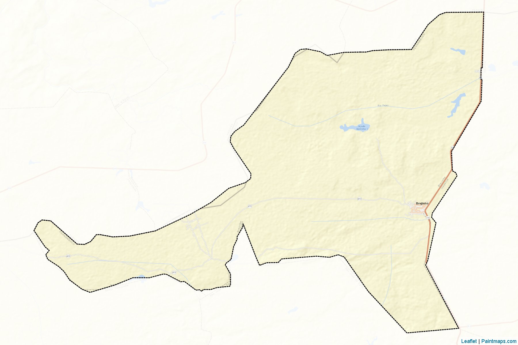 Brejinho (Pernambuco) Map Cropping Samples-2