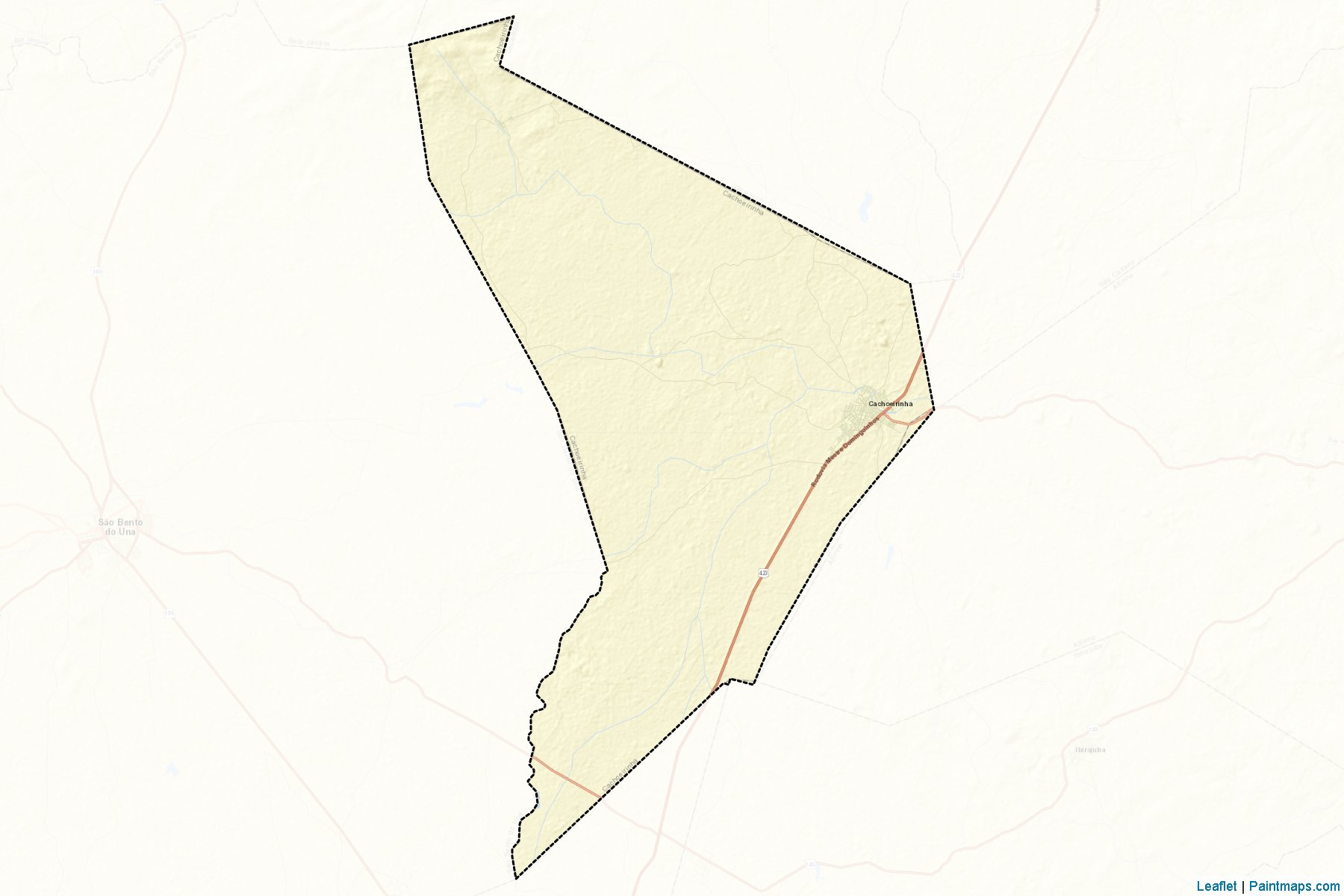 Cachoeirinha (Pernambuco) Haritası Örnekleri-2