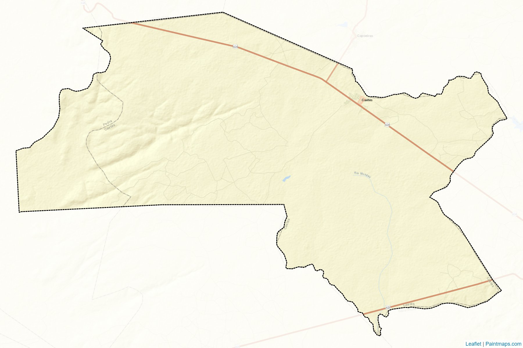 Caetes (Pernambuco) Map Cropping Samples-2