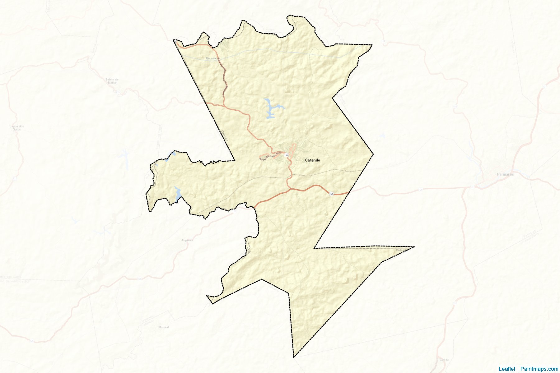 Catende (Pernambuco) Haritası Örnekleri-2