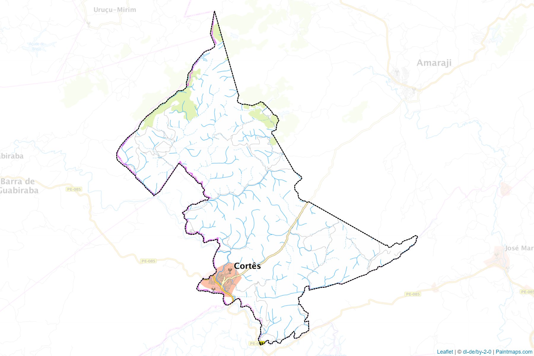 Cortes (Pernambuco) Map Cropping Samples-1