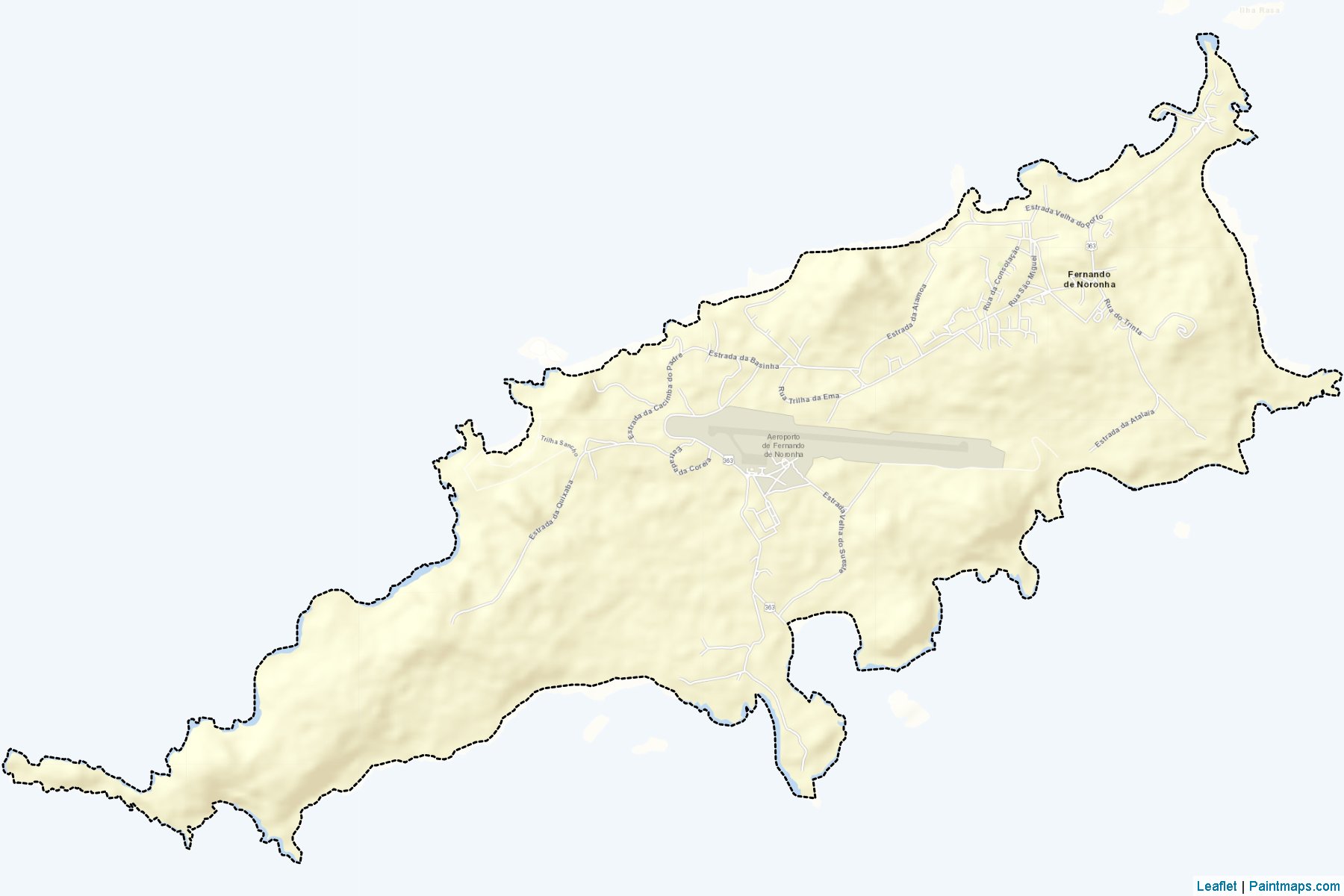 Fernando de Noronha (Pernambuco) Map Cropping Samples-2