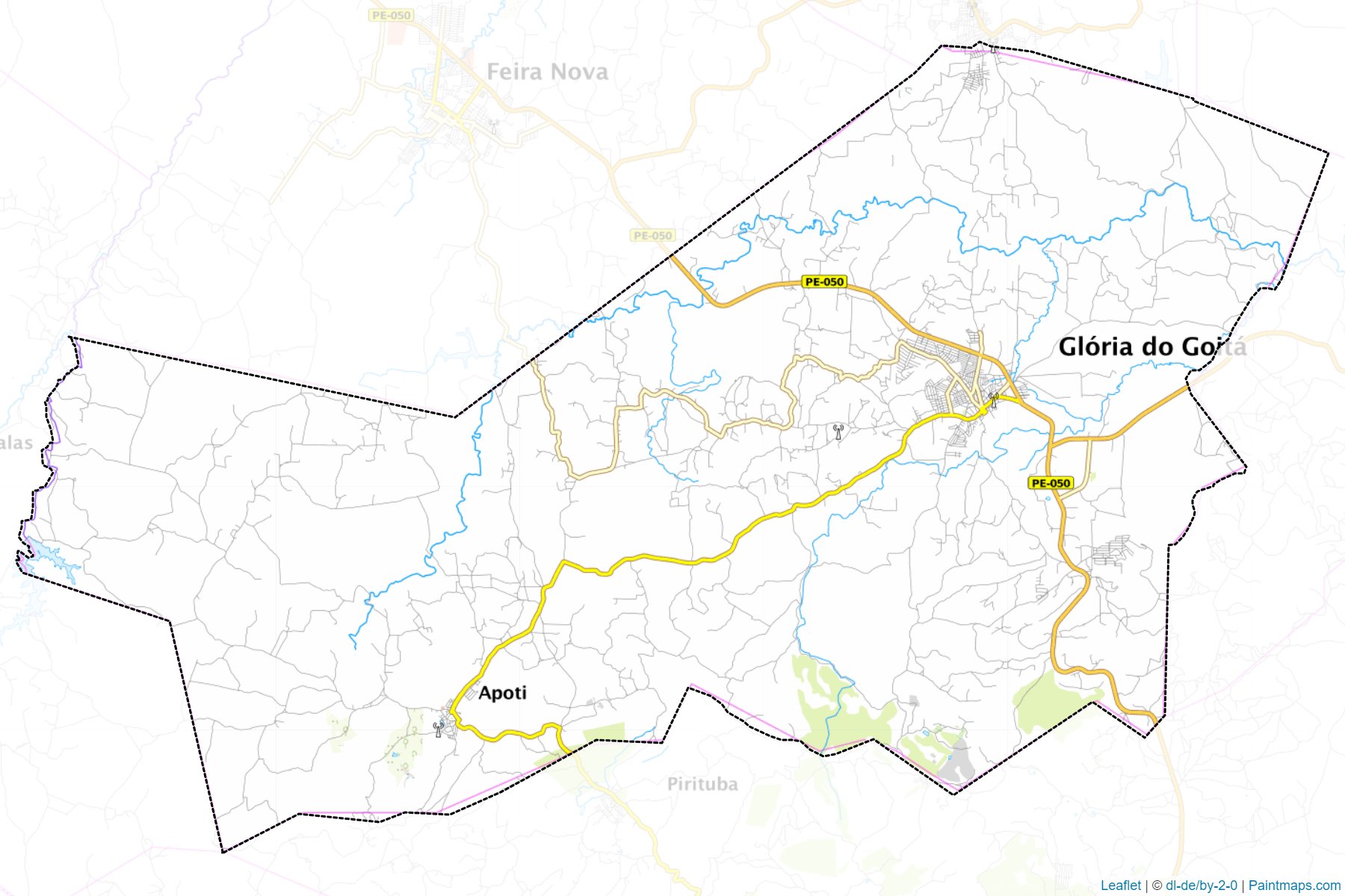 Gloria do Goita (Pernambuco) Map Cropping Samples-1