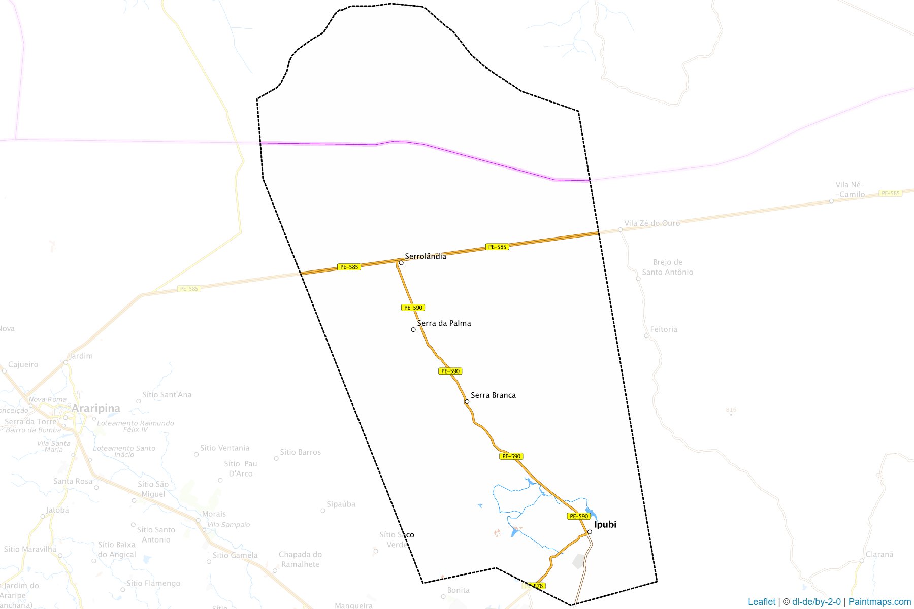 Ipubi (Pernambuco) Map Cropping Samples-1