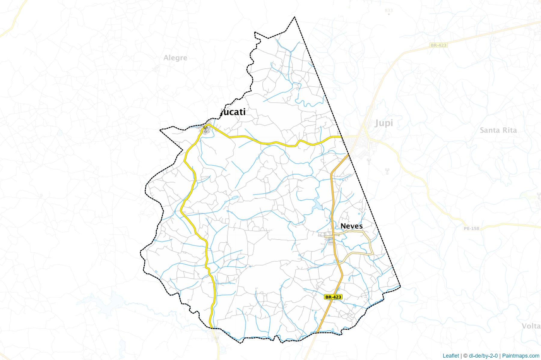 Jucati (Pernambuco) Map Cropping Samples-1