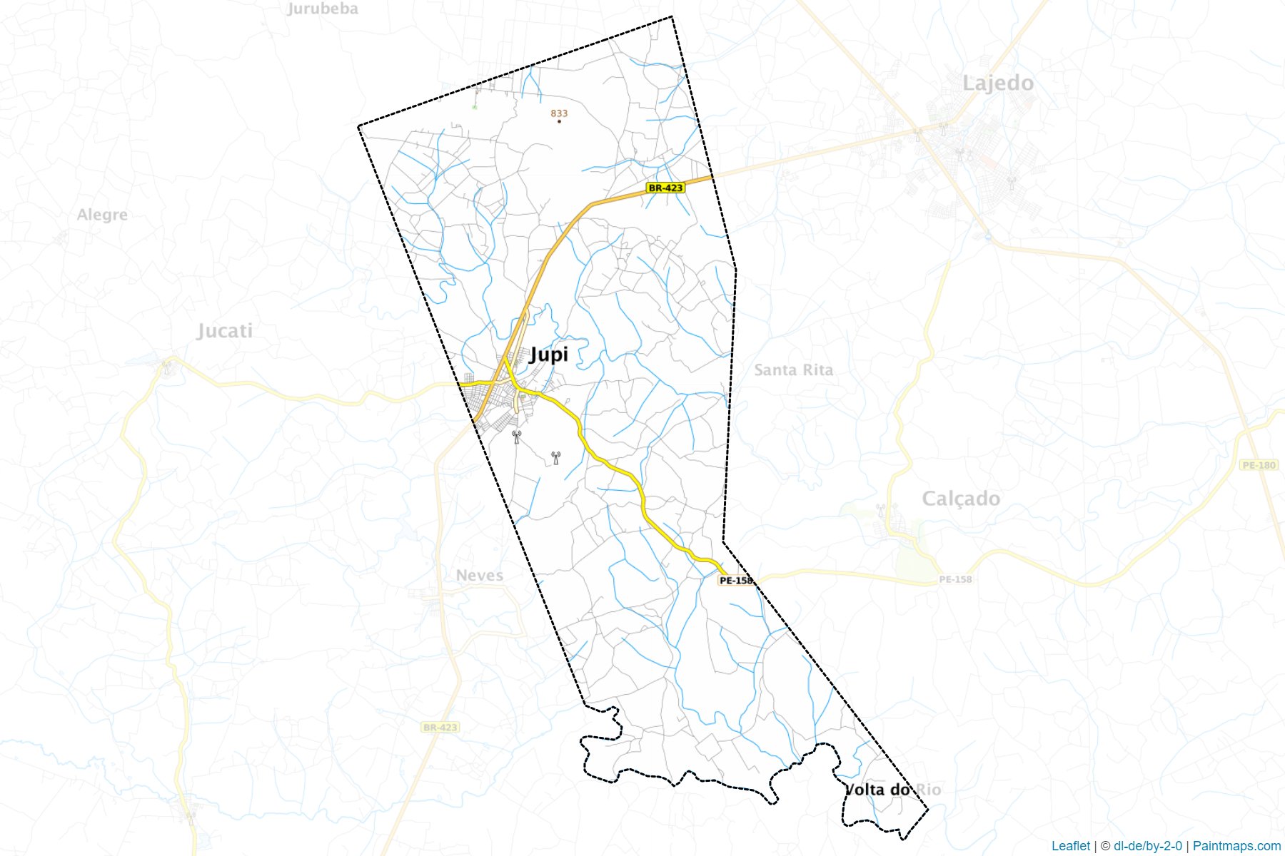 Jupi (Pernambuco) Map Cropping Samples-1