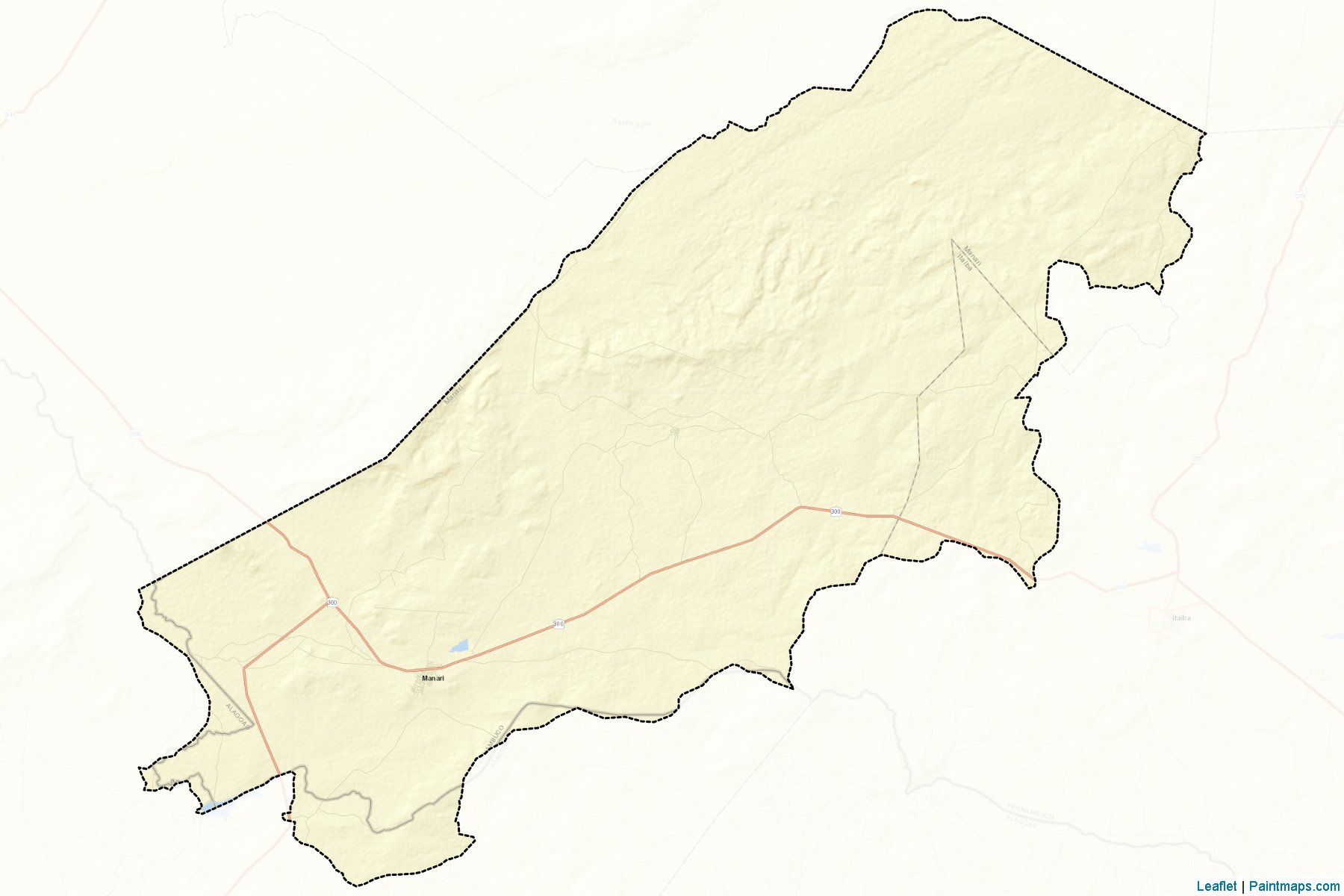 Manari (Pernambuco) Map Cropping Samples-2