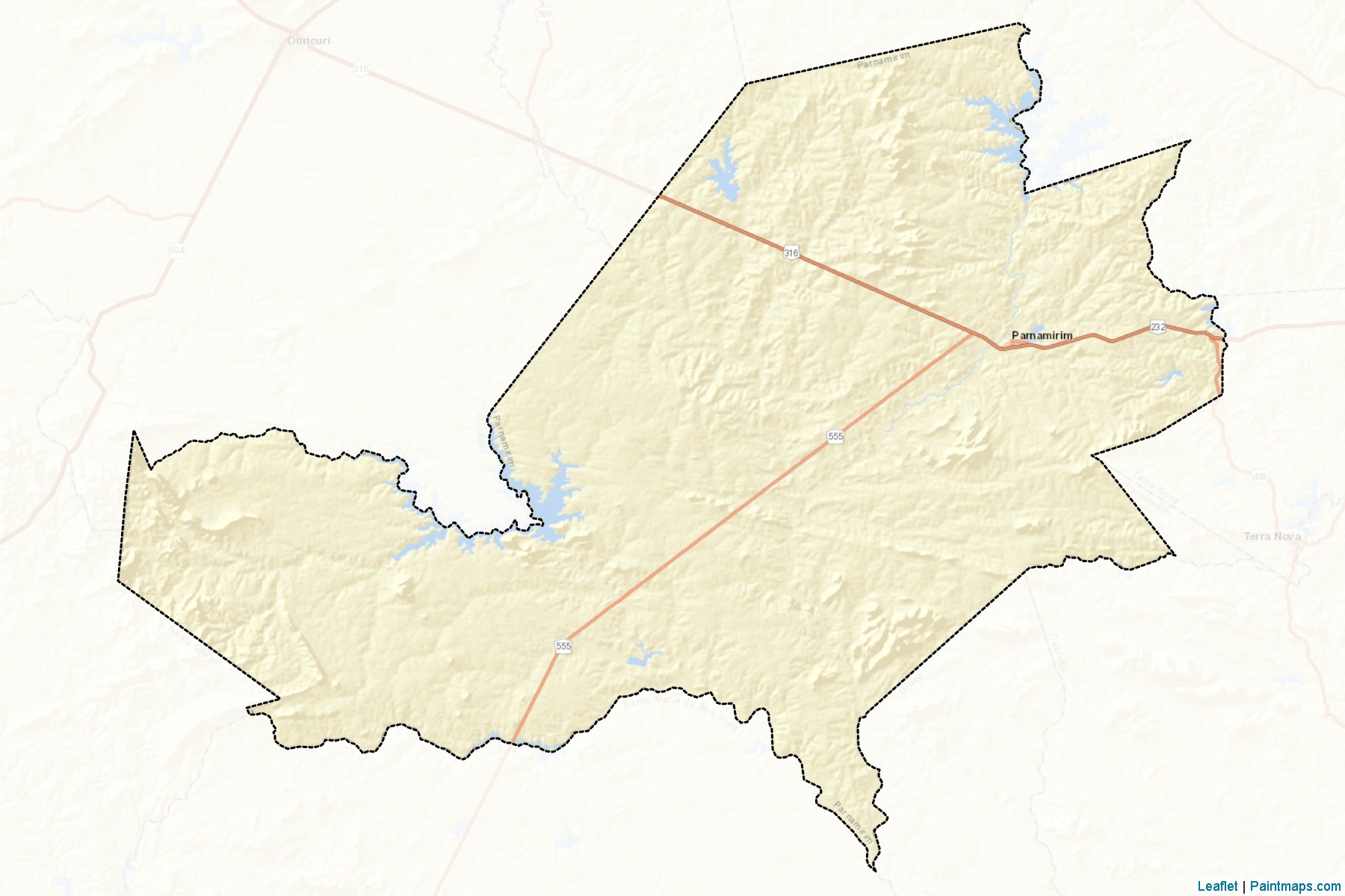 Parnamirim (Pernambuco) Map Cropping Samples-2