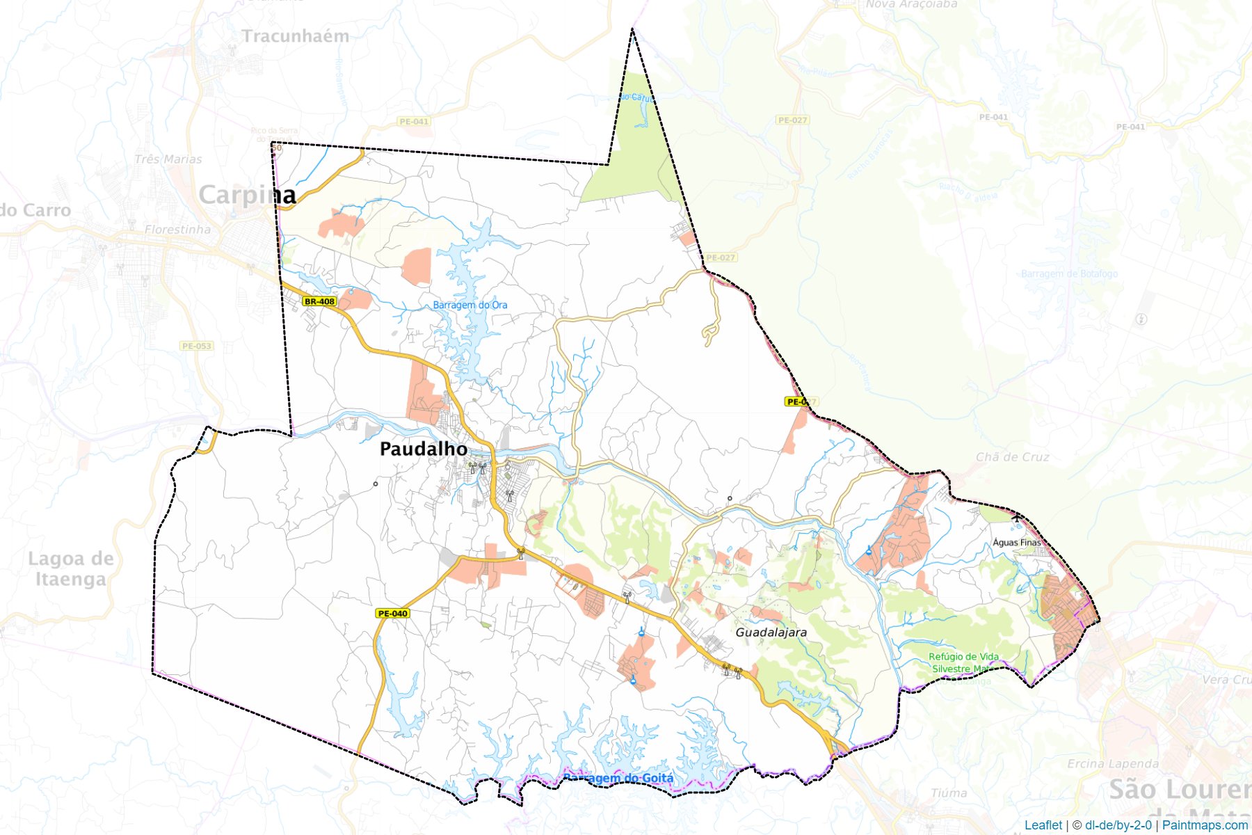 Paudalho (Pernambuco) Map Cropping Samples-1