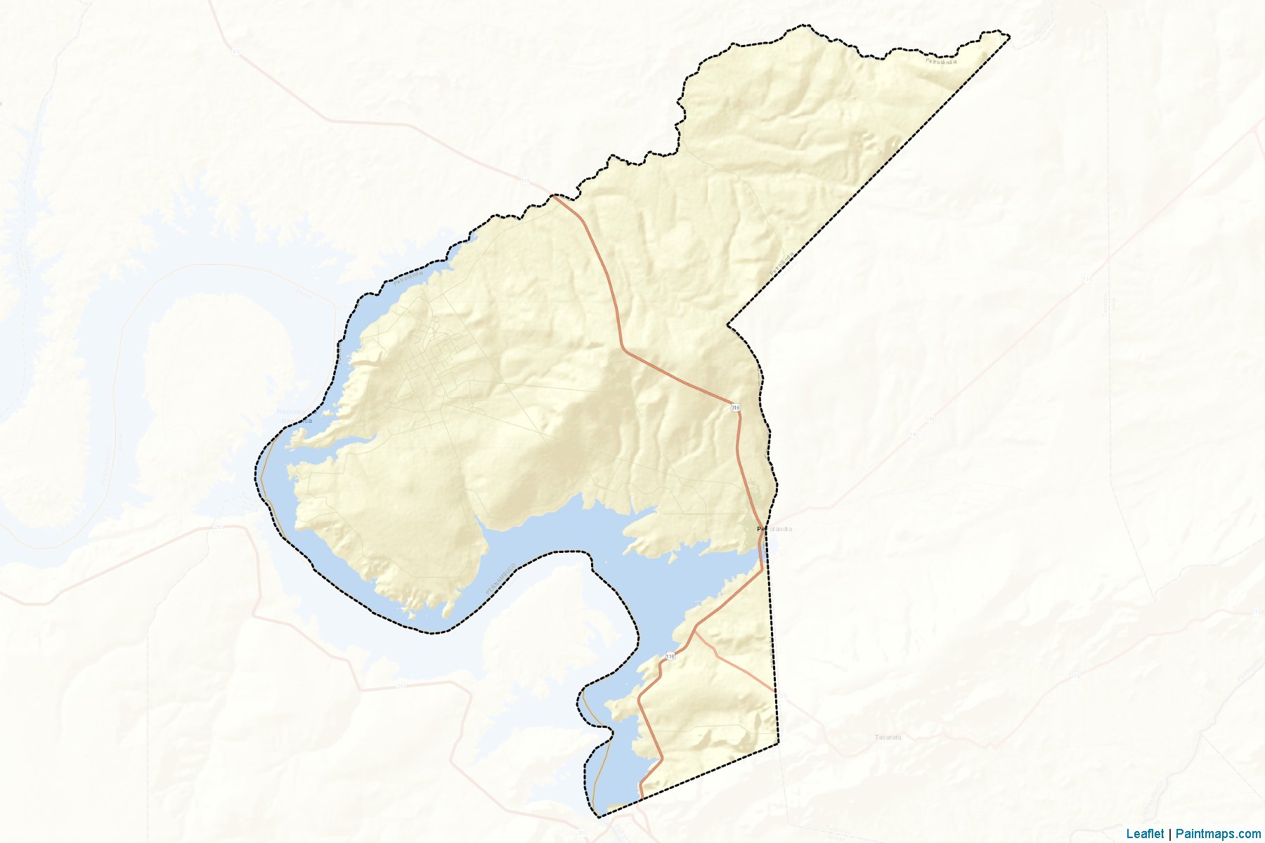 Petrolandia (Pernambuco) Map Cropping Samples-2