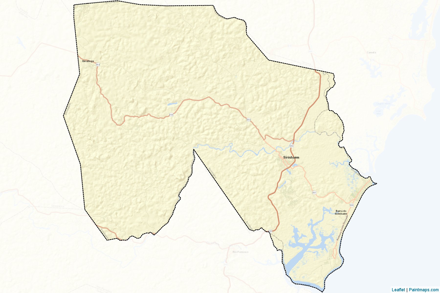 Sirinhaem (Pernambuco) Map Cropping Samples-2