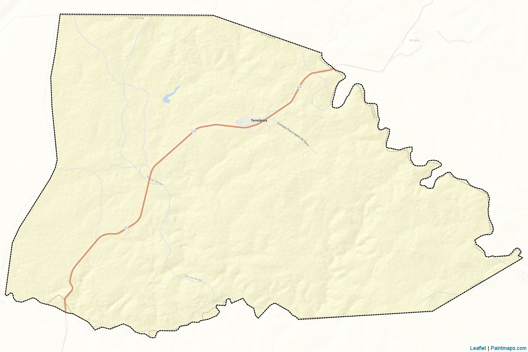 Muestras de recorte de mapas Terezinha (Pernambuco)-2