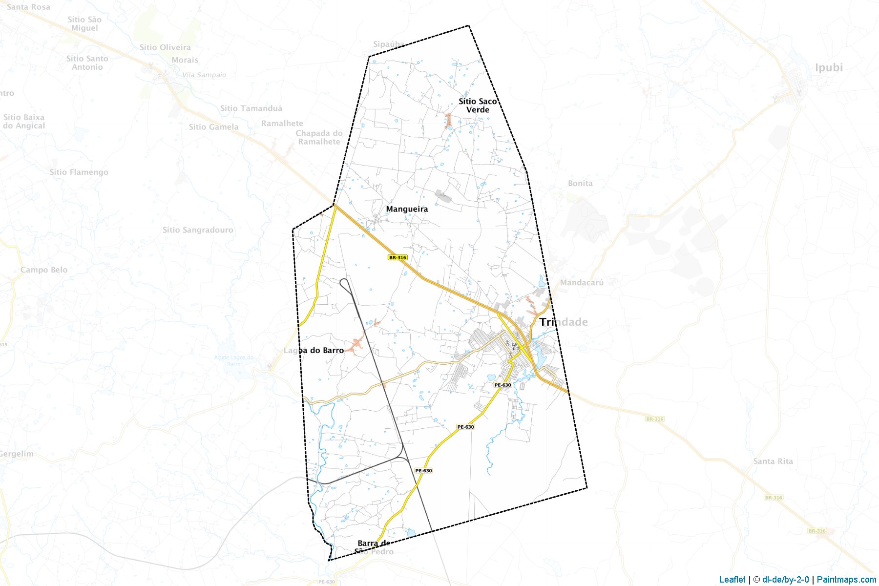 Muestras de recorte de mapas Trindade (Pernambuco)-1