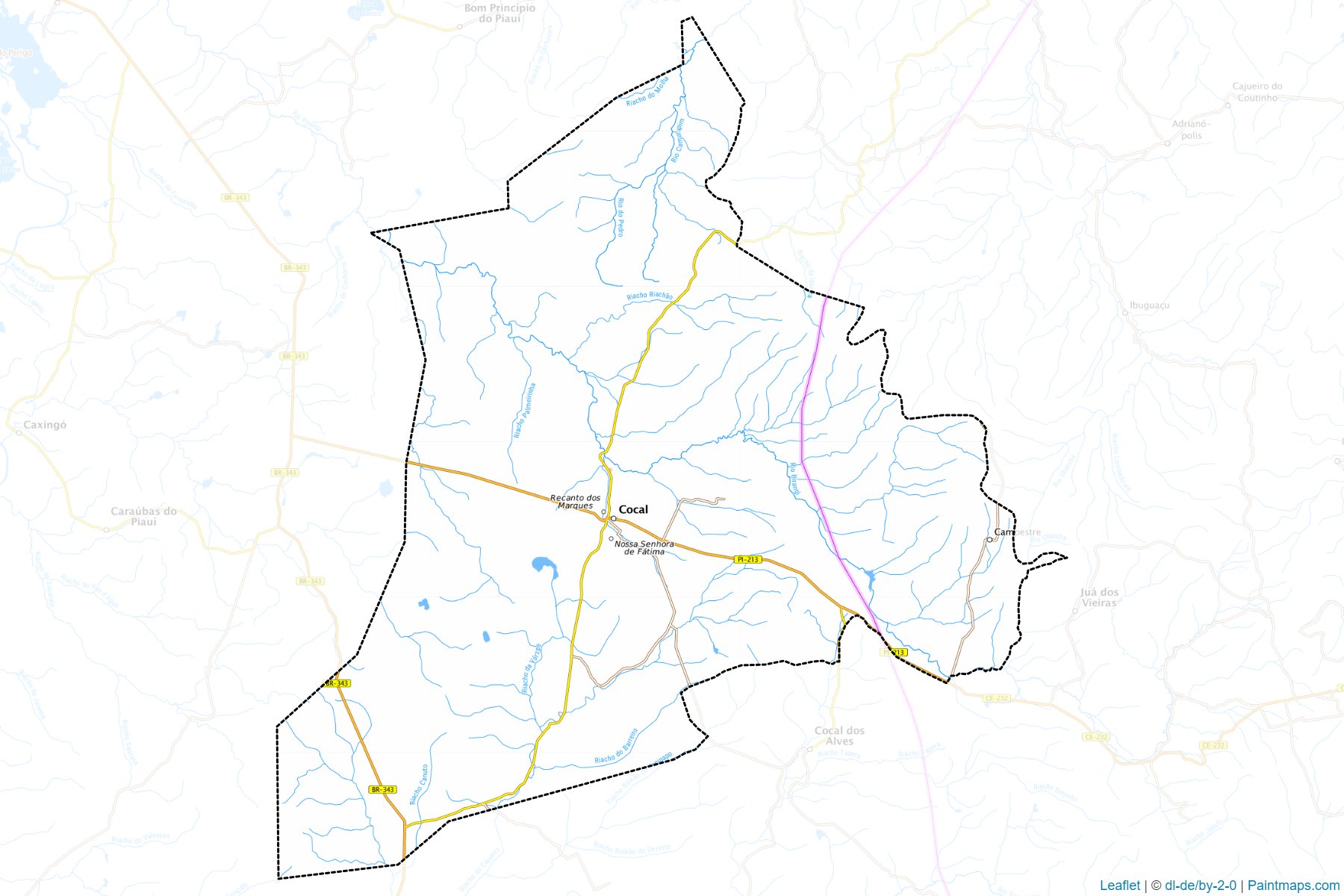 Cocal (Piaui) Map Cropping Samples-1